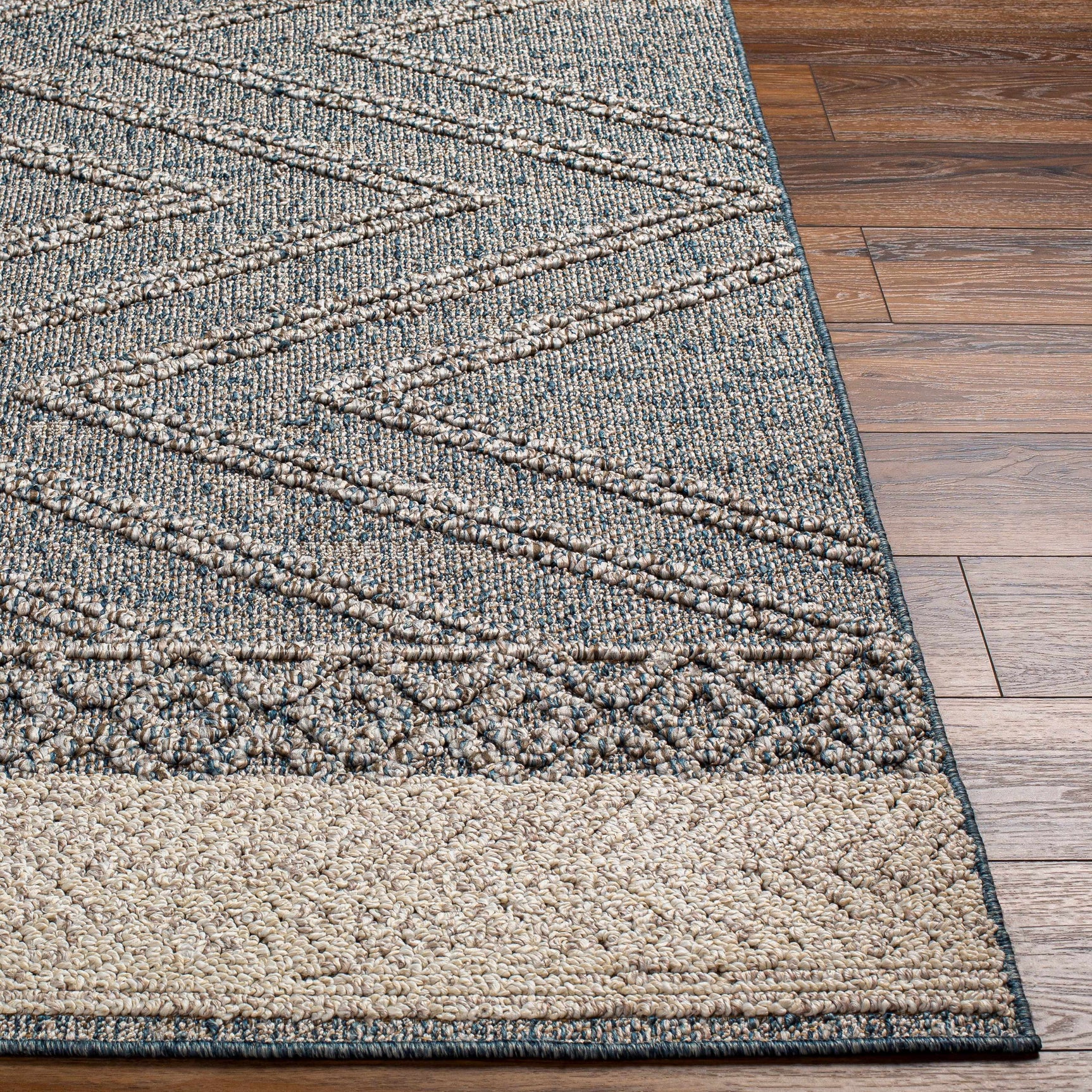 Blue Areli Outdoor Area Rug - Clearance - Ornate Home
