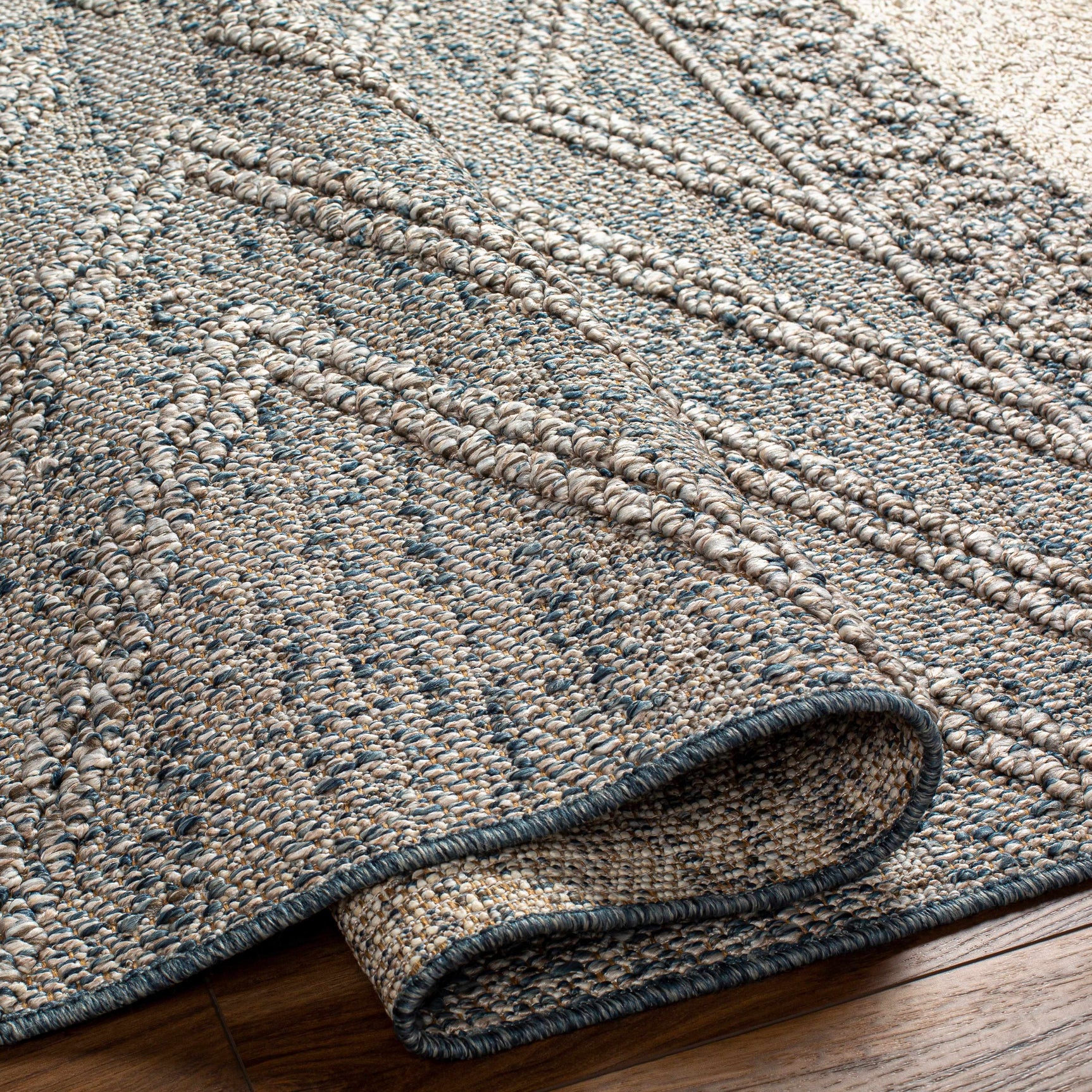 Blue Areli Outdoor Area Rug - Clearance - Ornate Home