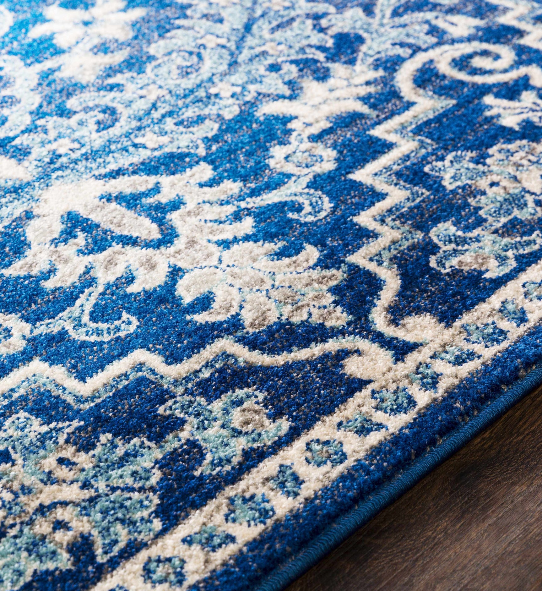Blue Bodrum Area Rug - Ornate Home