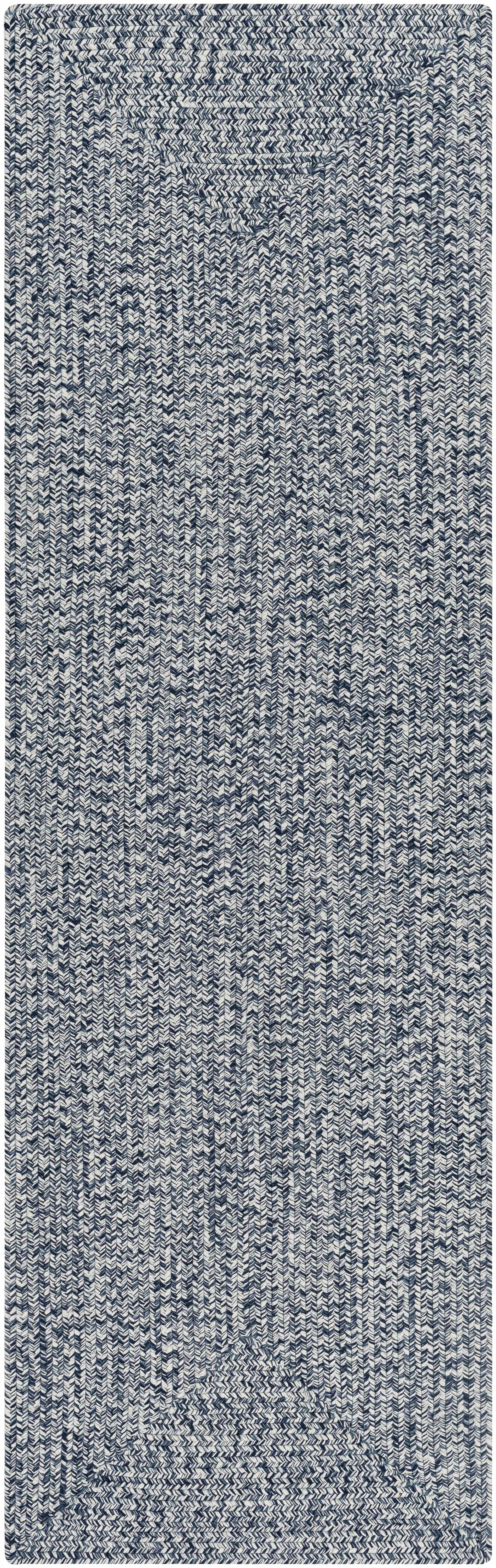 Blue Braided Faux Jute Outdoor Rug - Ornate Home