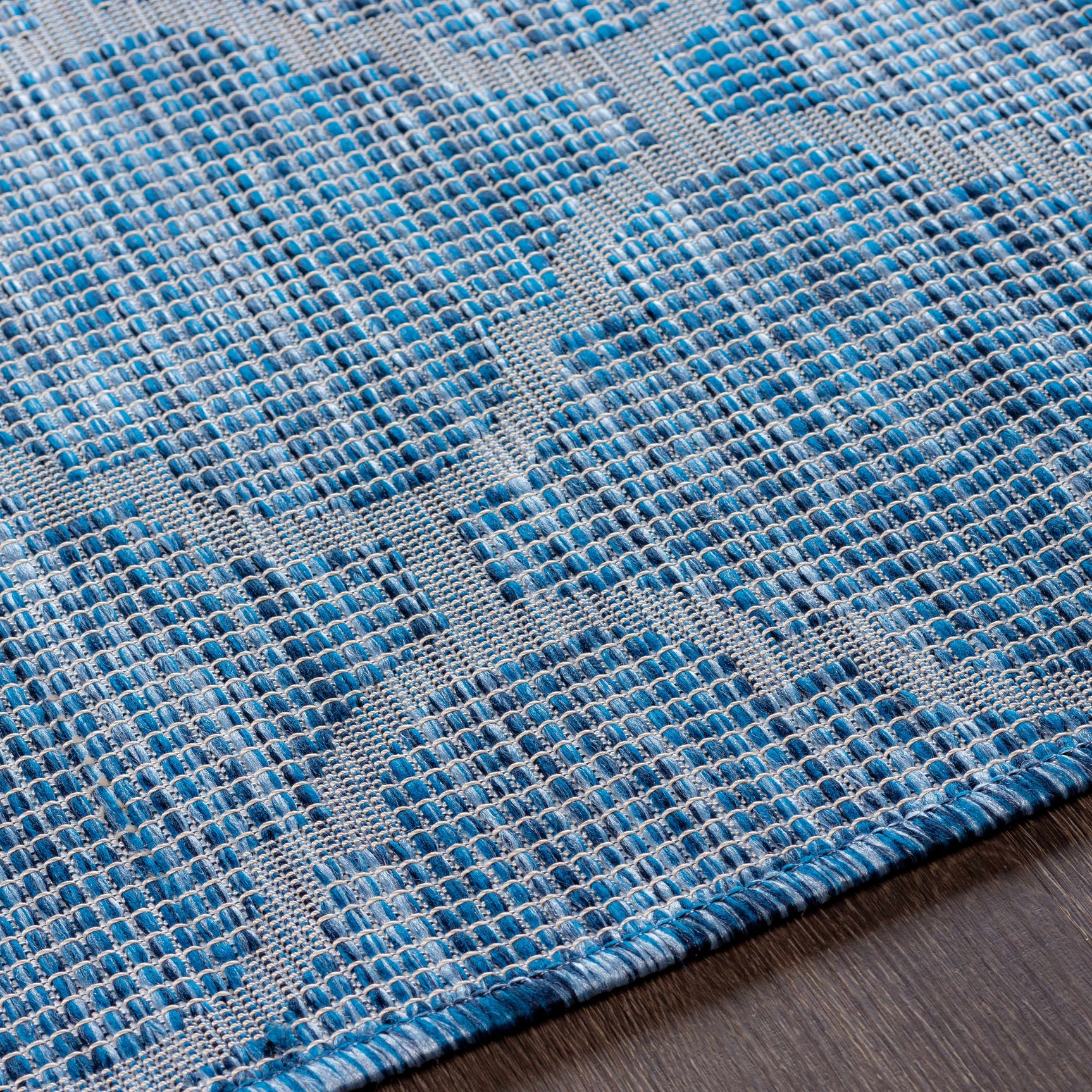 Blue Moolap Outdoor Rug - Clearance - Ornate Home