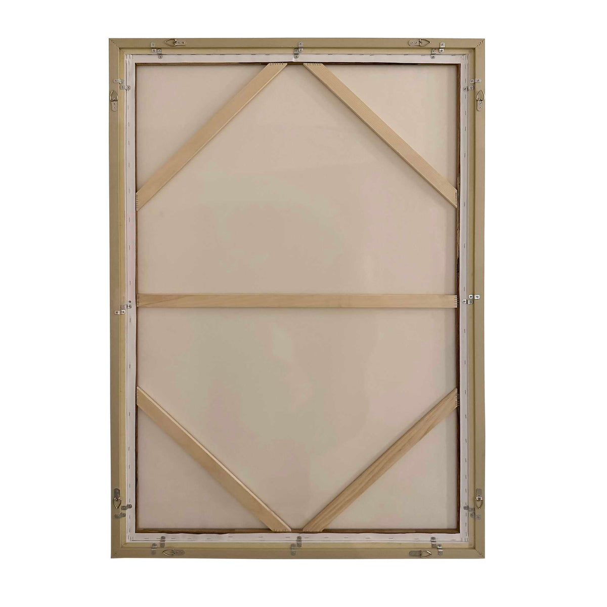 Bluster Multicolor Framed Abstract Canvas - Ornate Home