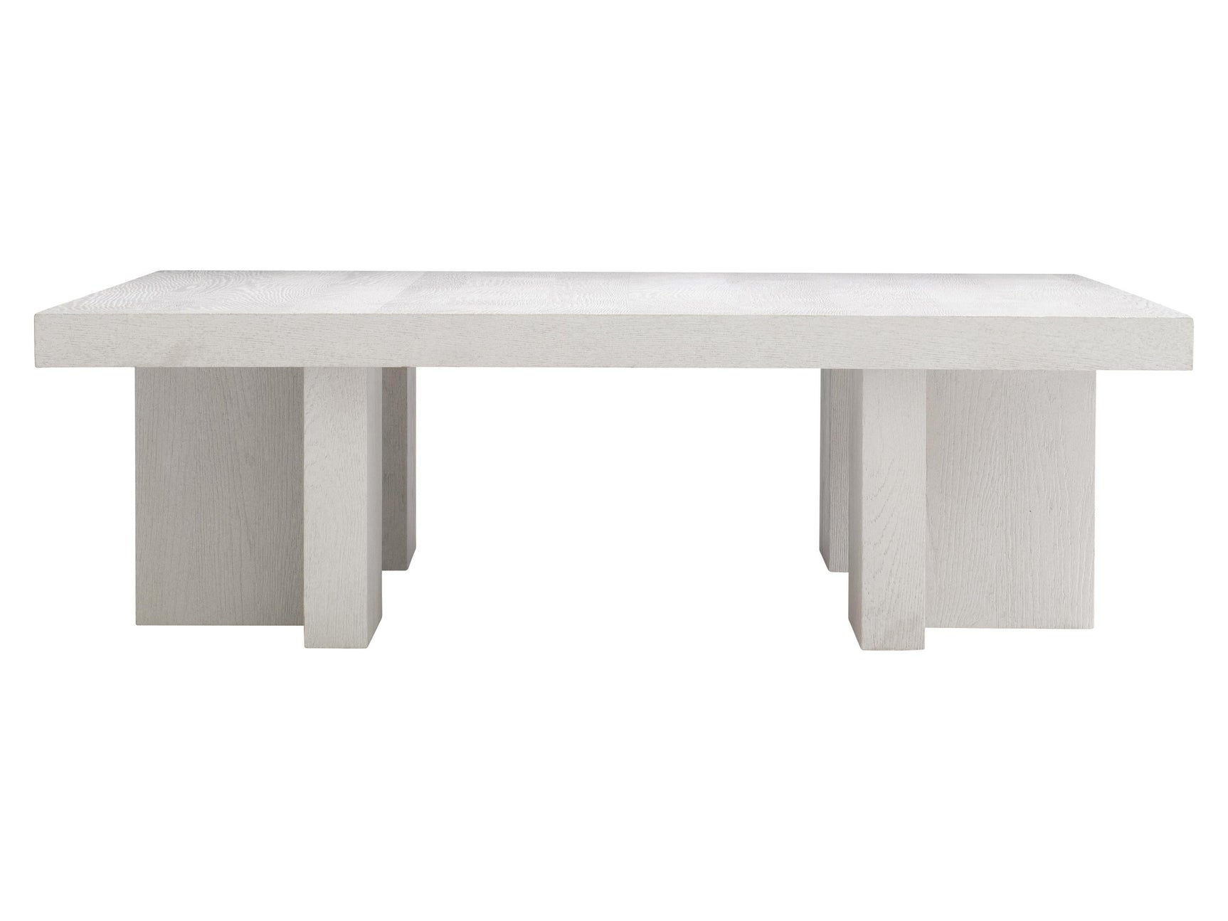 Blythe Sandblasted White Cocktail Table - Ornate Home