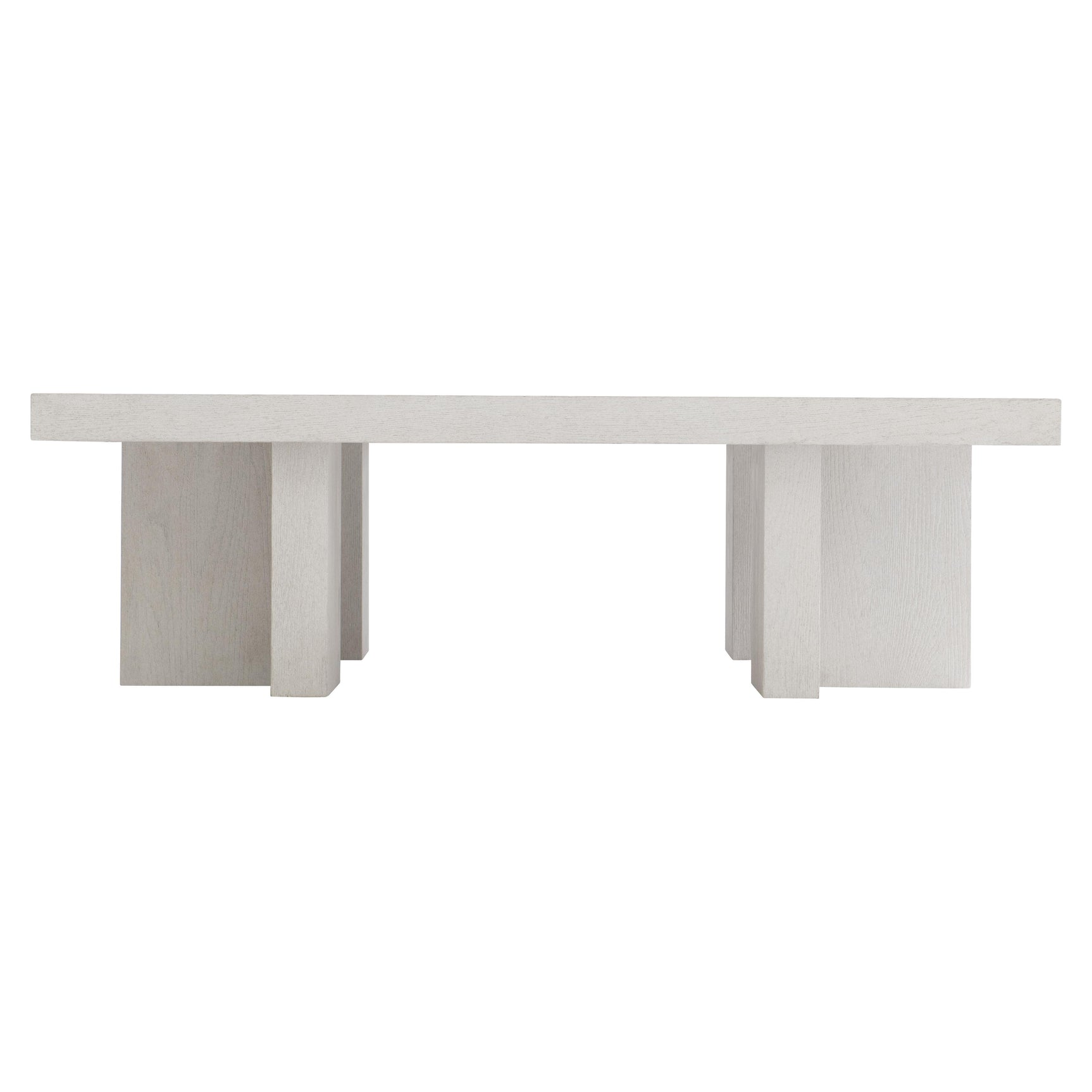 Blythe Sandblasted White Cocktail Table - Ornate Home