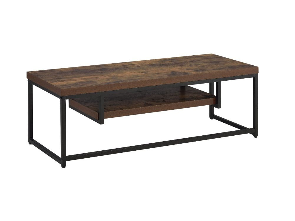 Bob Weathered Oak & Black TV Stand / 50 Inch - Ornate Home