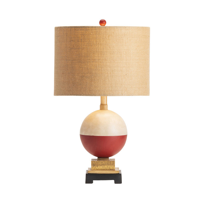 Bobber Red/White Table Lamp (Set of 2) - Ornate Home