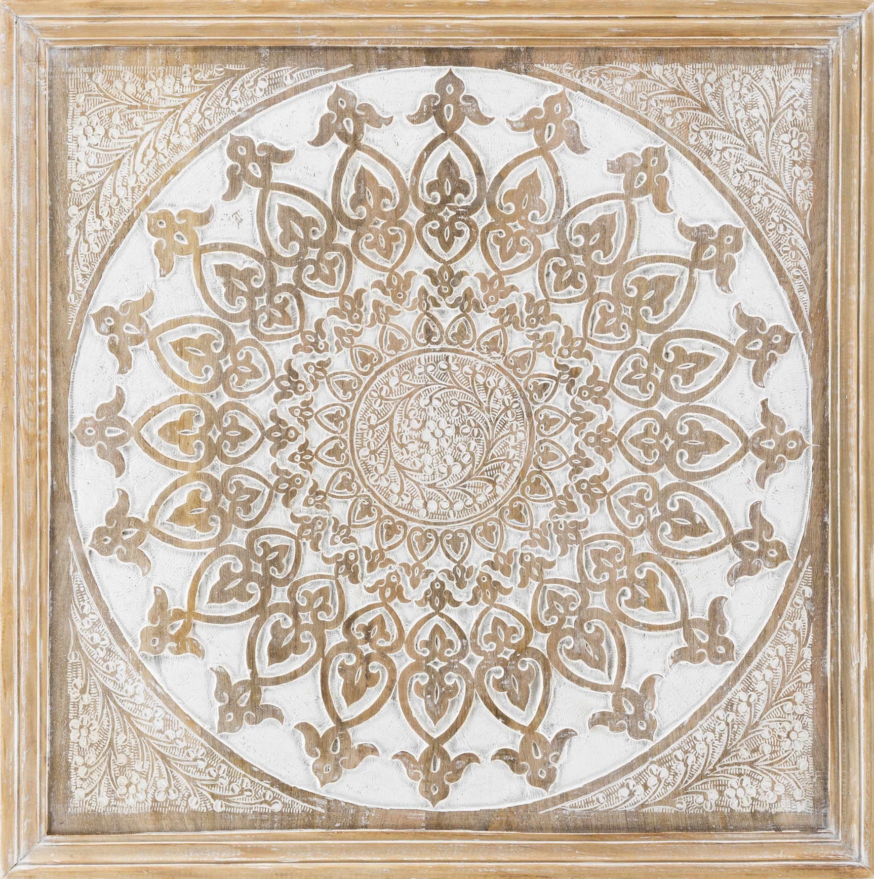 Boerne Traditional Pattern Wooden Wall Art Decor - Clearance - Ornate Home
