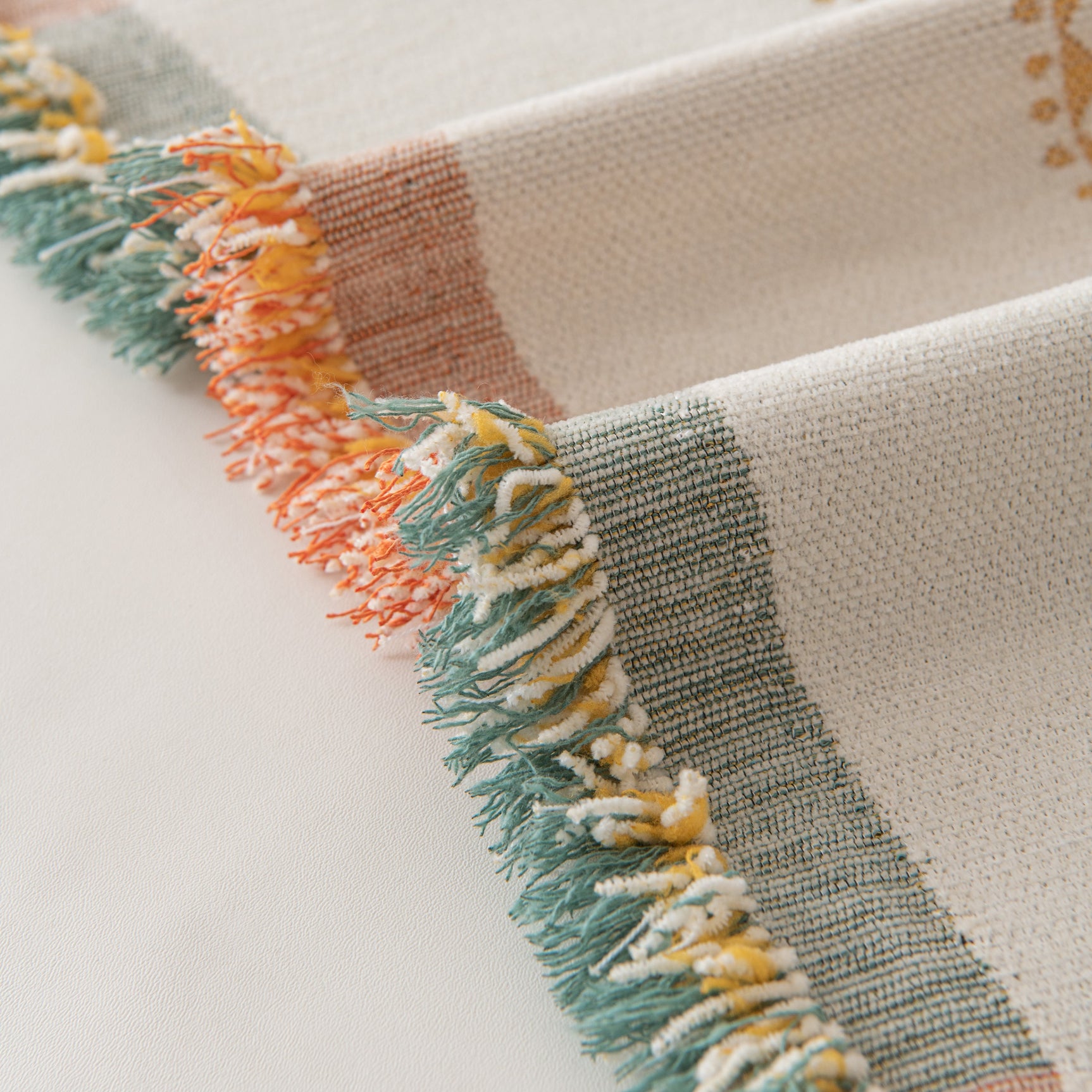 Bohemian Geometric Sofa Throw Cover, Cozy & Protective Ethnic-Inspired Couch Cover - Ornate Home