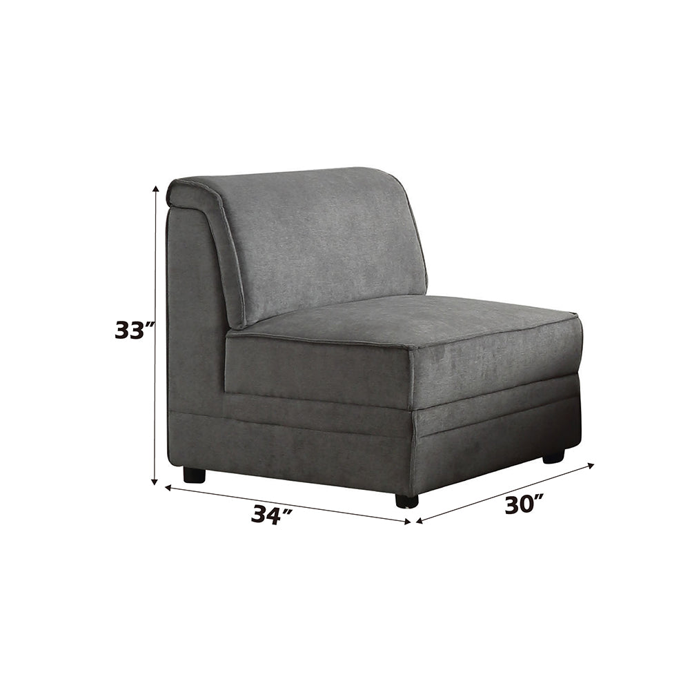 Bois Armless Chair - Ornate Home