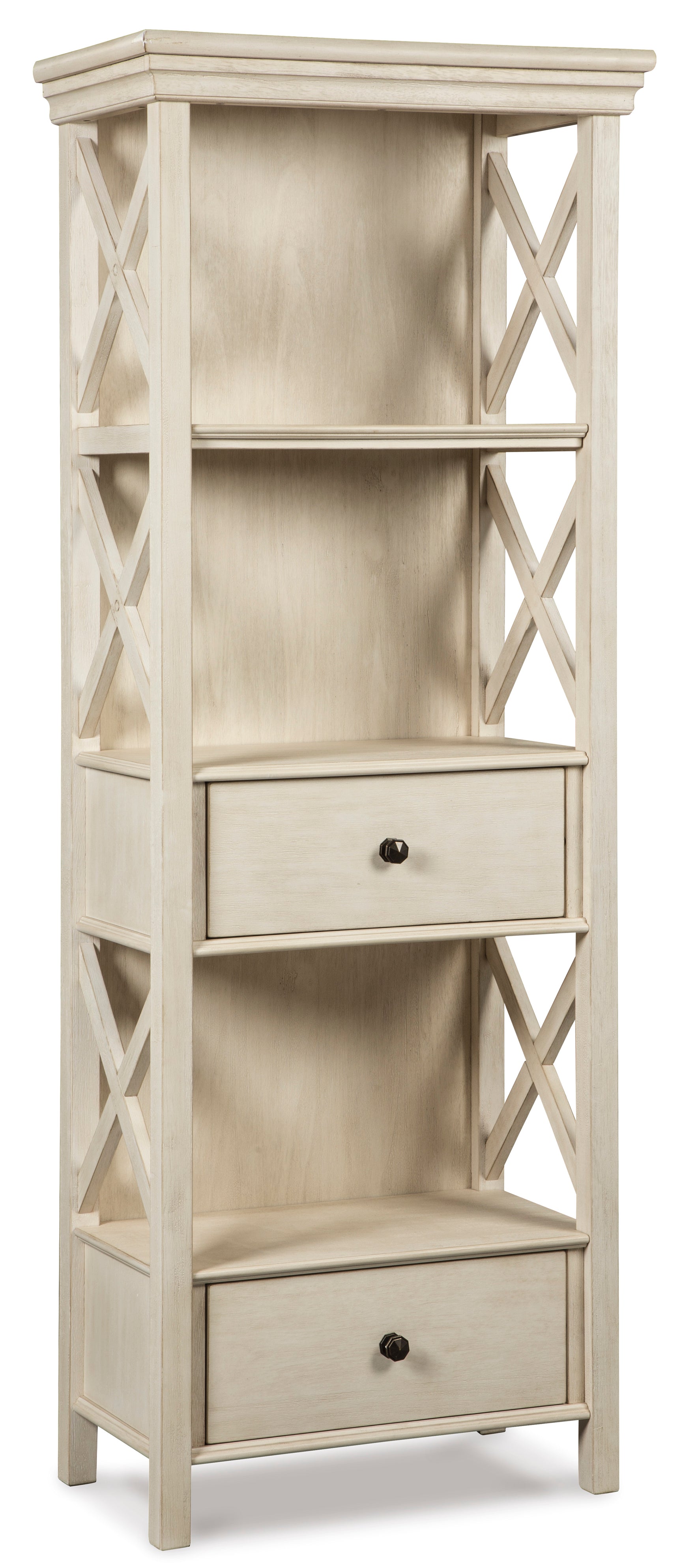 Bolanburg Antique White Display Cabinet - Ornate Home