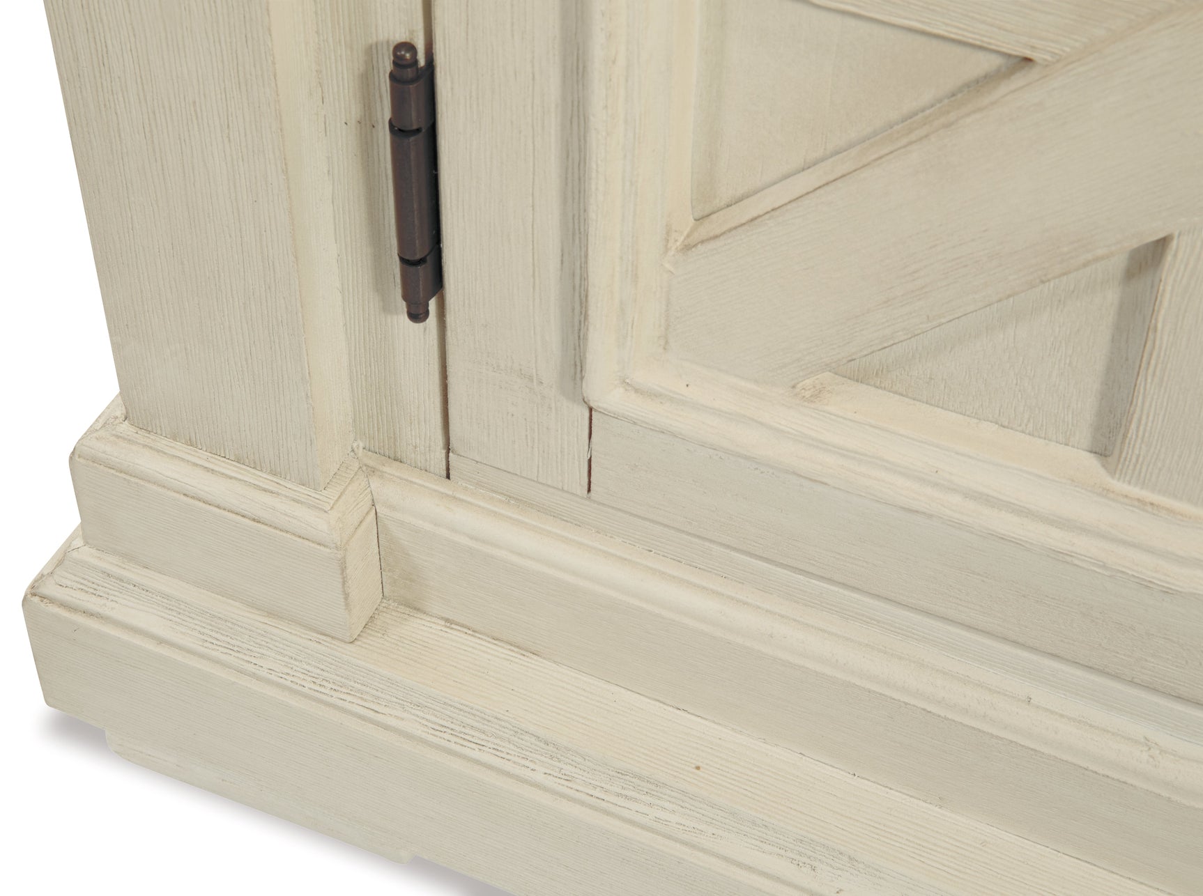 Bolanburg Antiqued White and Weathered Oak Dining Server - Ornate Home