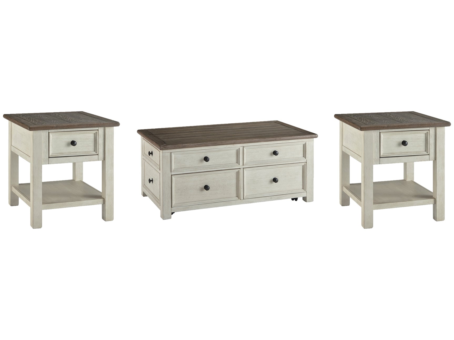 Bolanburg Two-tone Coffee Table and 2 End Tables (Online Special Price) - Ornate Home