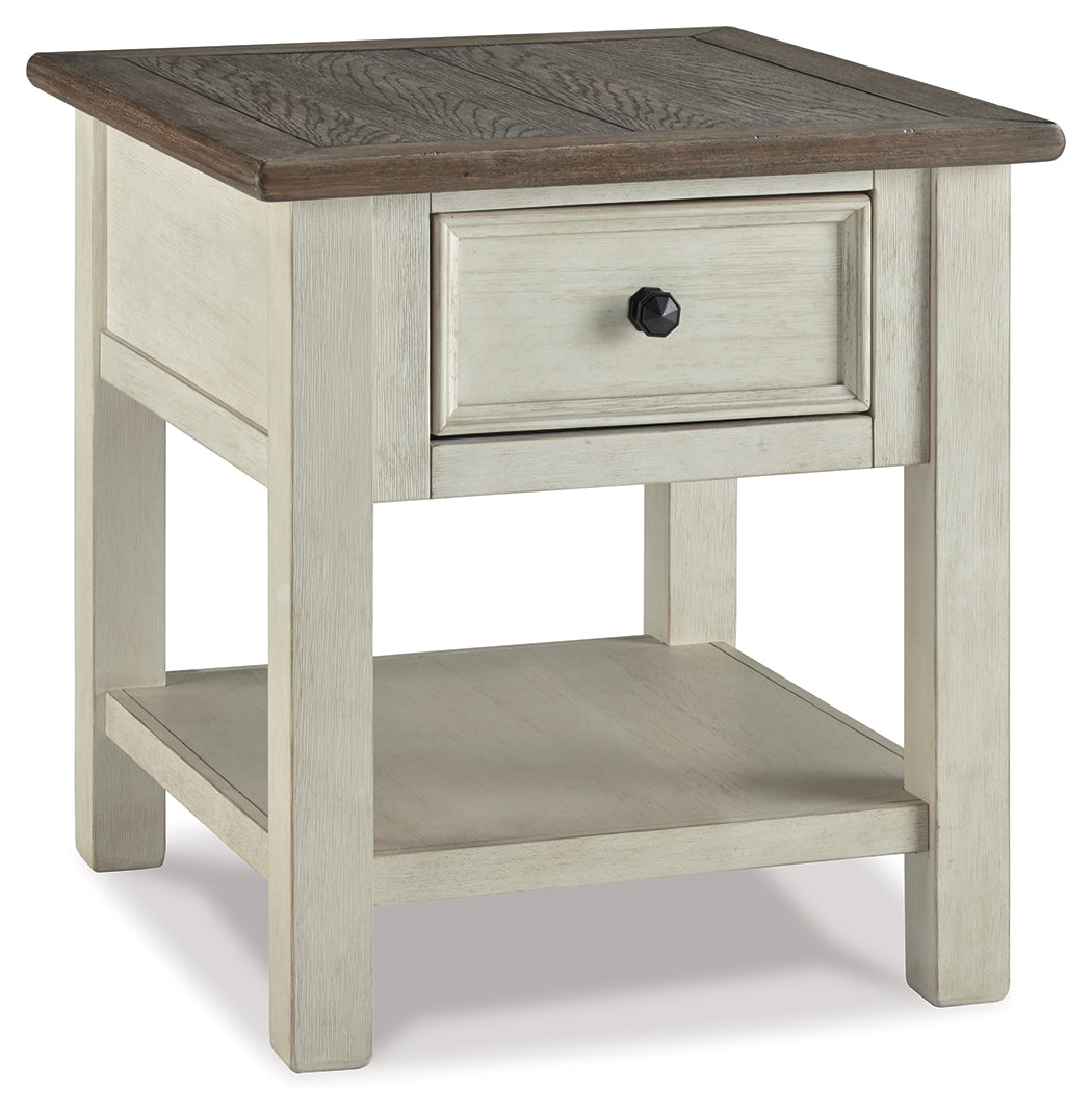 Bolanburg Two-tone Coffee Table w/End Table & Chairside End Table (Online Special Price) - Ornate Home