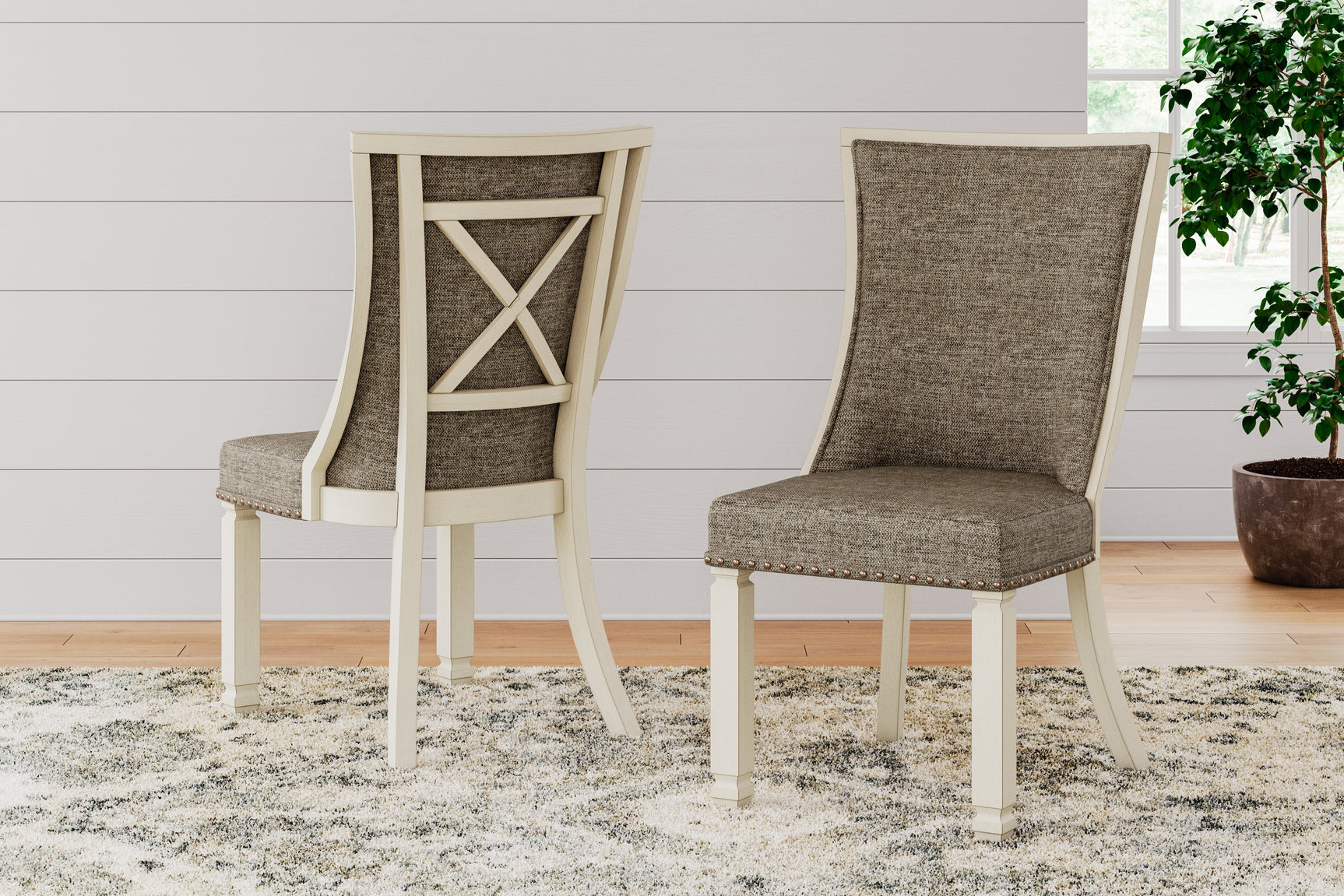 Bolanburg Two-tone Dining Extension Table and 8 Chairs (Online Special Price) - Ornate Home