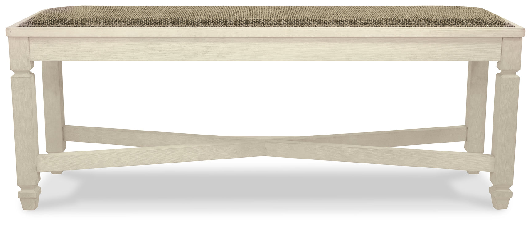 Bolanburg Two-tone Dining Table, 4 Chairs, Bench, Server and Display Cabinet - Ornate Home