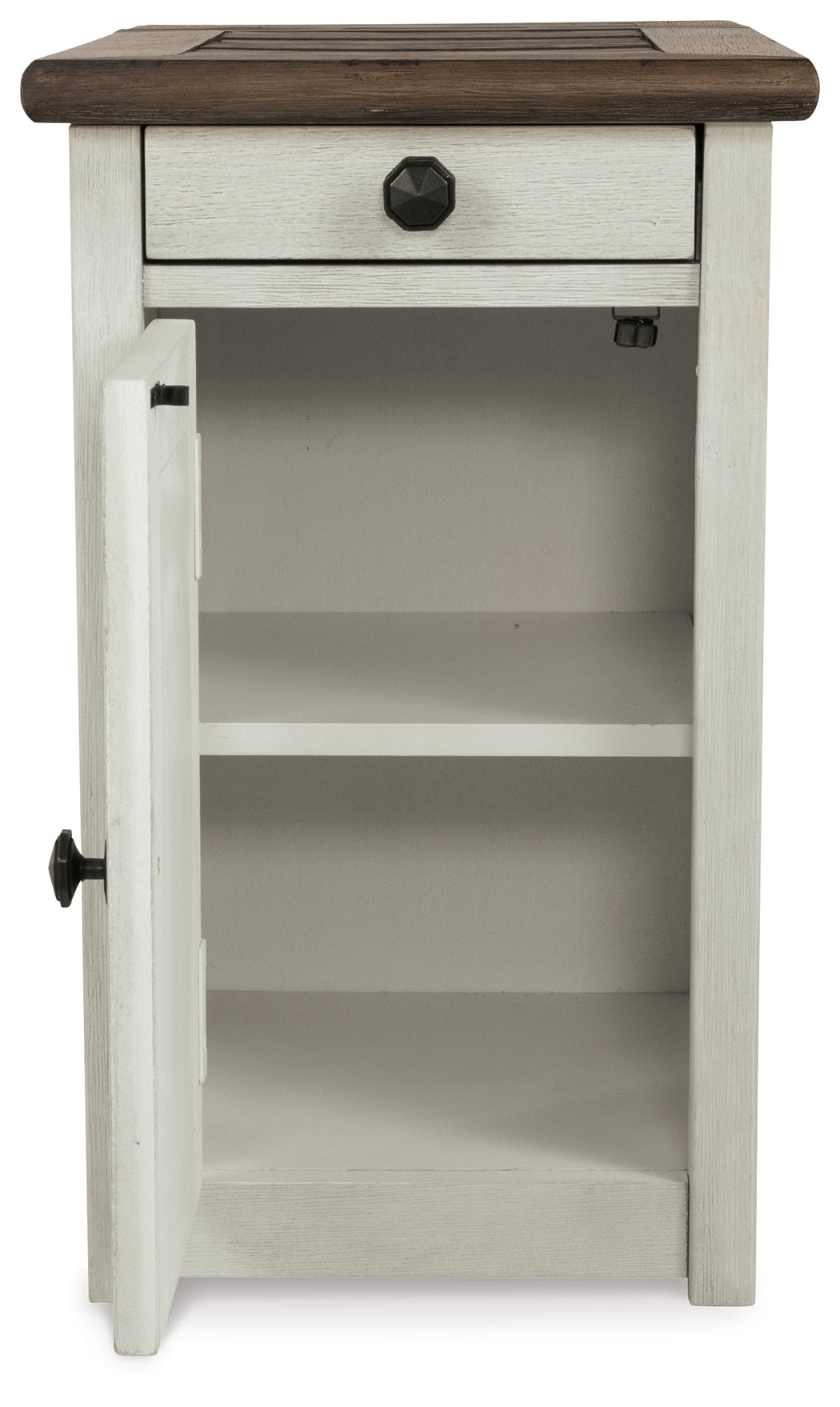 Bolanburg Two-tone Sofa Table and Chair Side End Table - Ornate Home