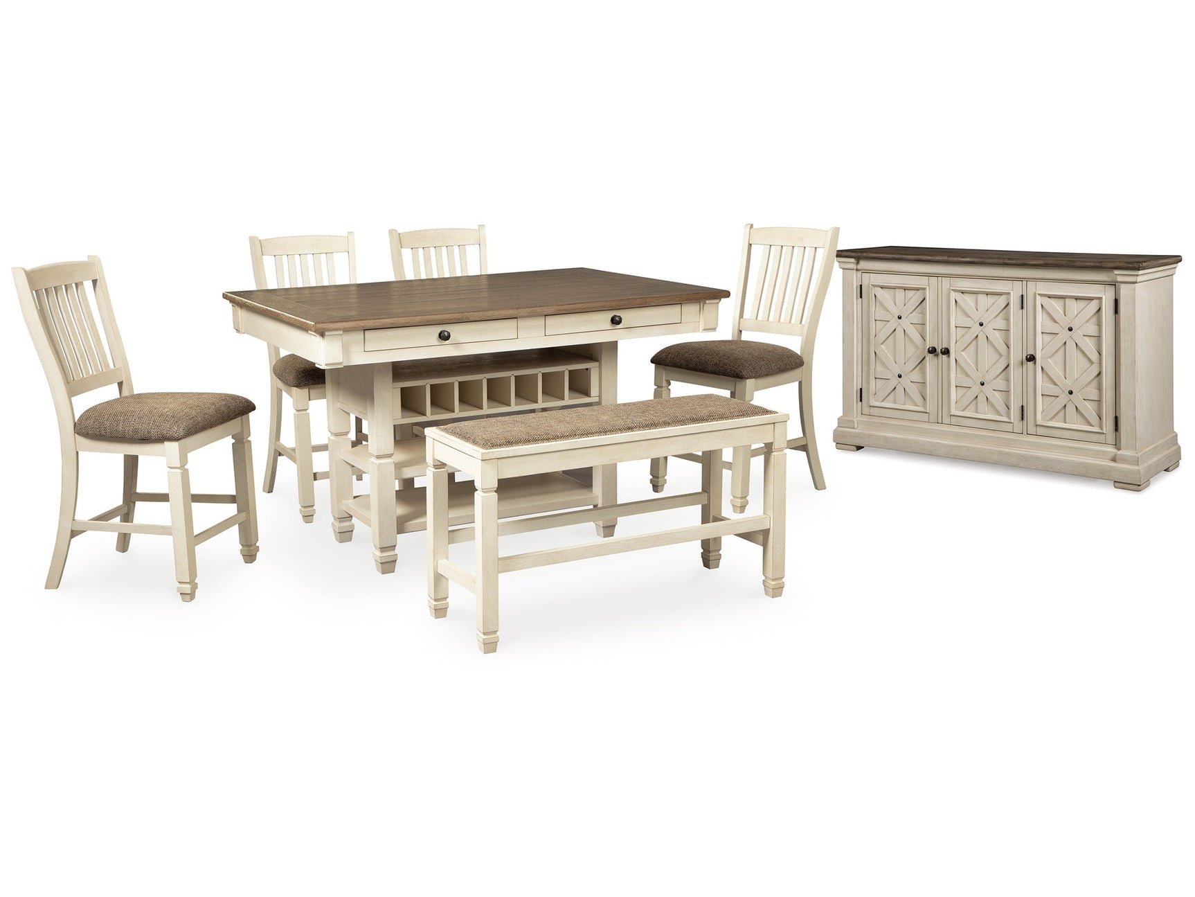 Bolanburg, Tyler Creek Dining Set (Online Special Price) - Ornate Home