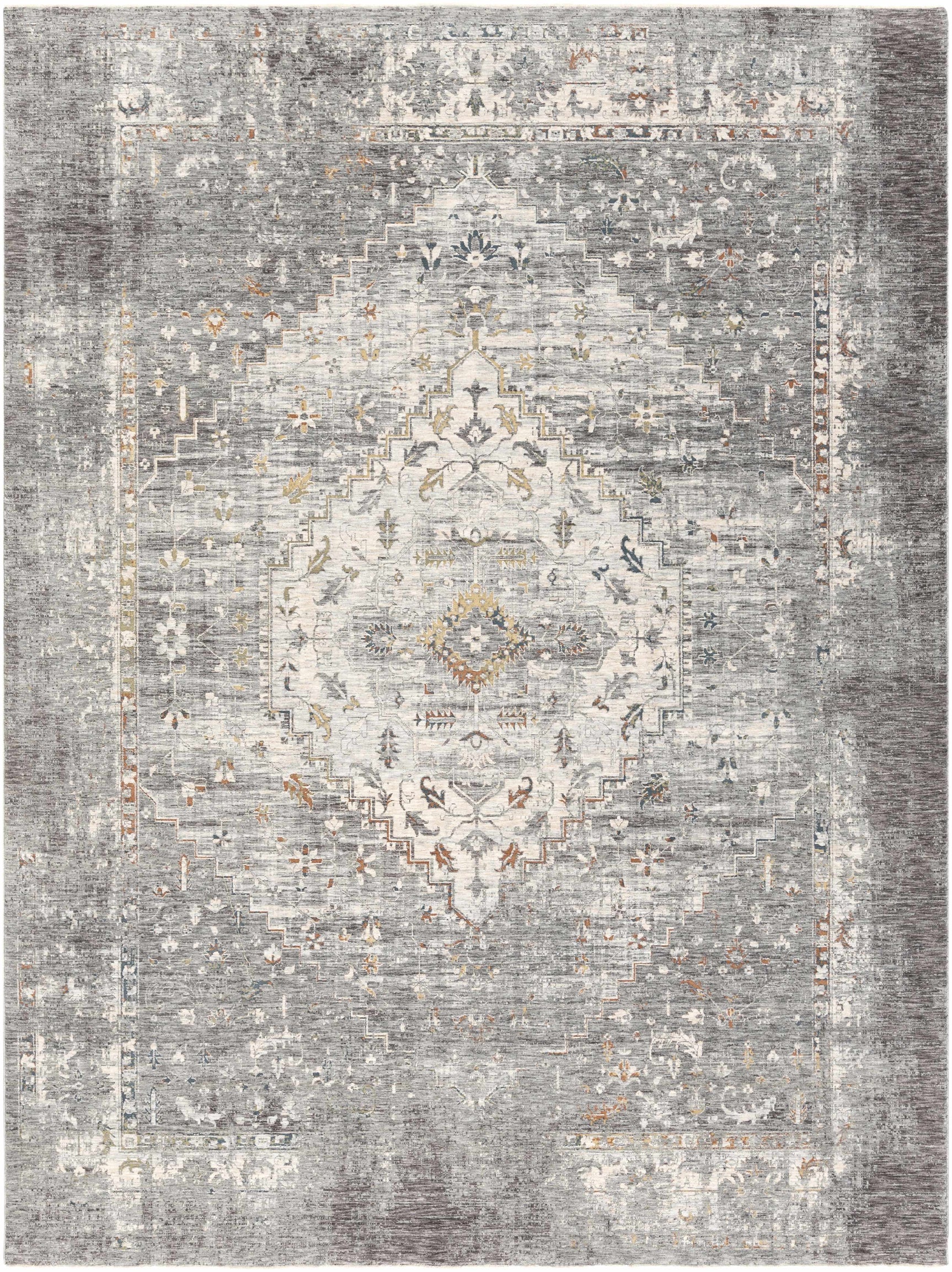 Boli Distressed Statement Rug - Ornate Home