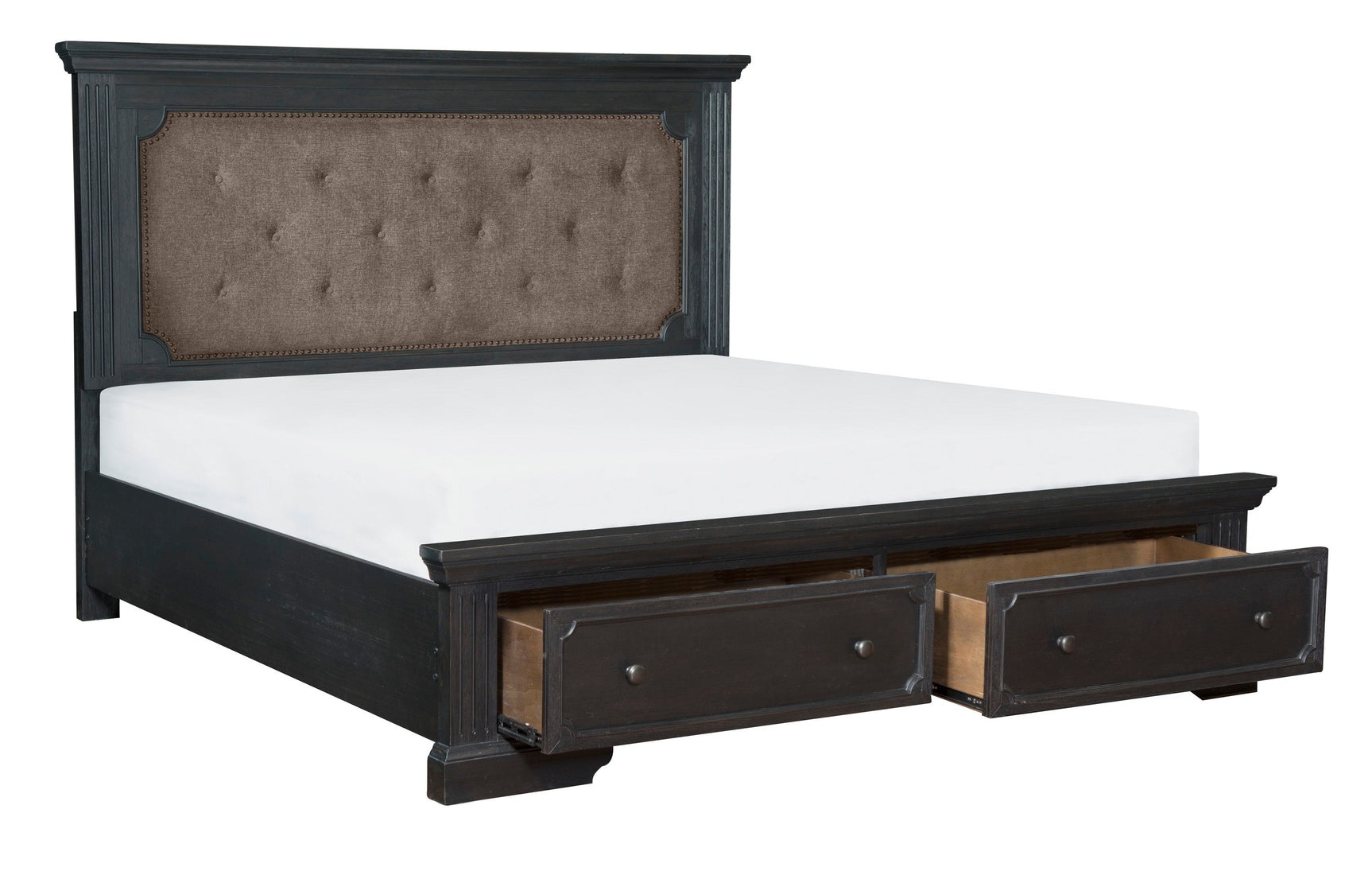Bolingbrook Charcoal California King Platform Bed - Ornate Home