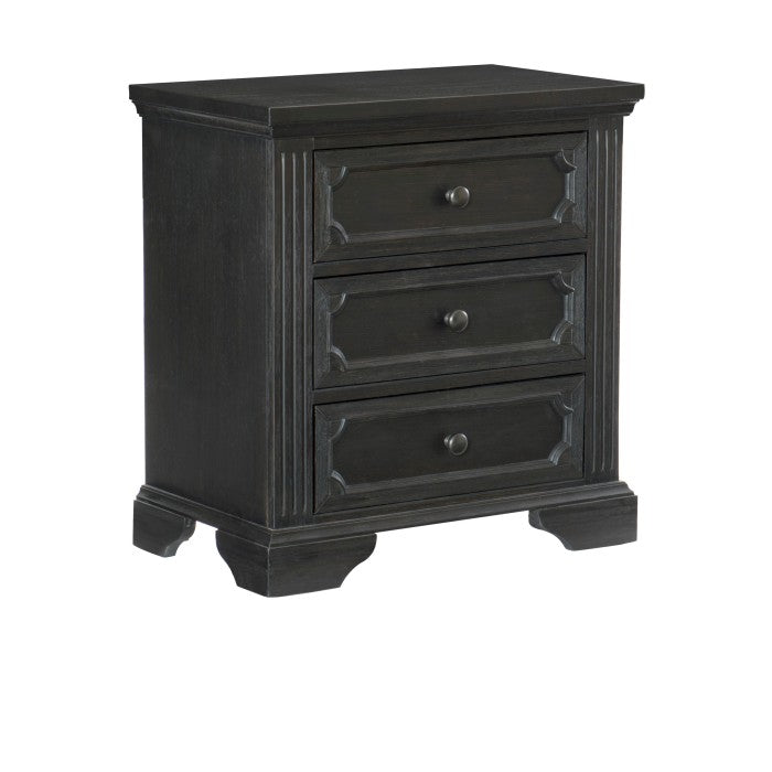 Bolingbrook Charcoal Nightstand - Ornate Home