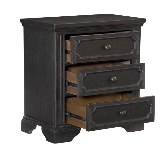 Bolingbrook Charcoal Nightstand - Ornate Home