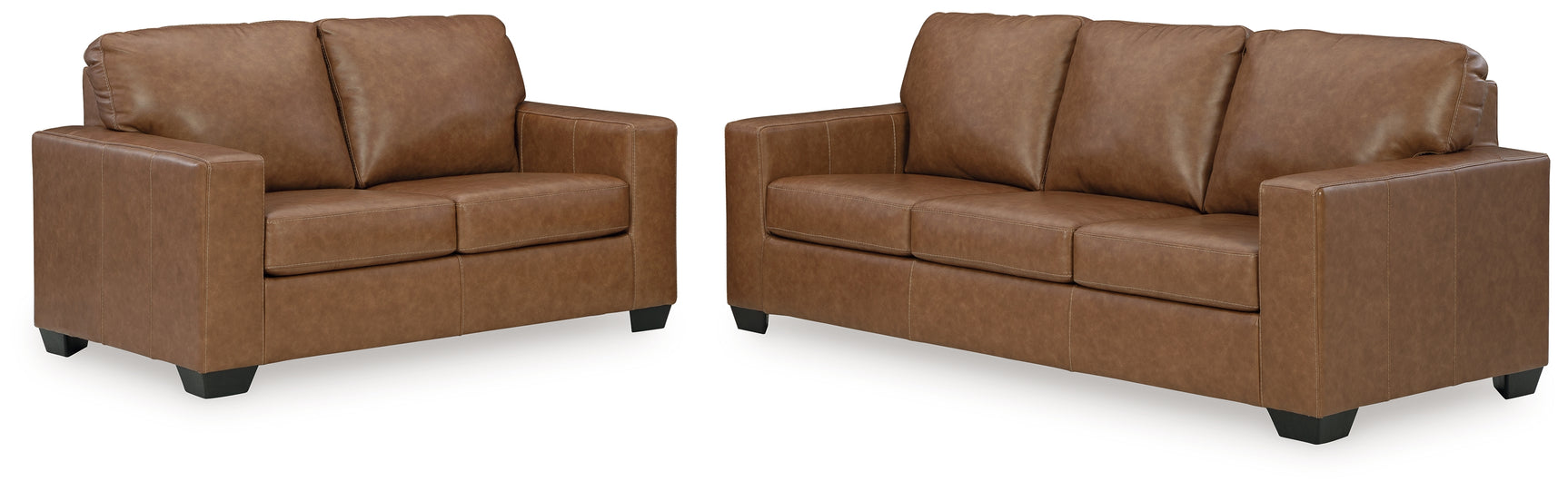 Bolsena Caramel Sofa and Loveseat (Online Special Price) - Ornate Home