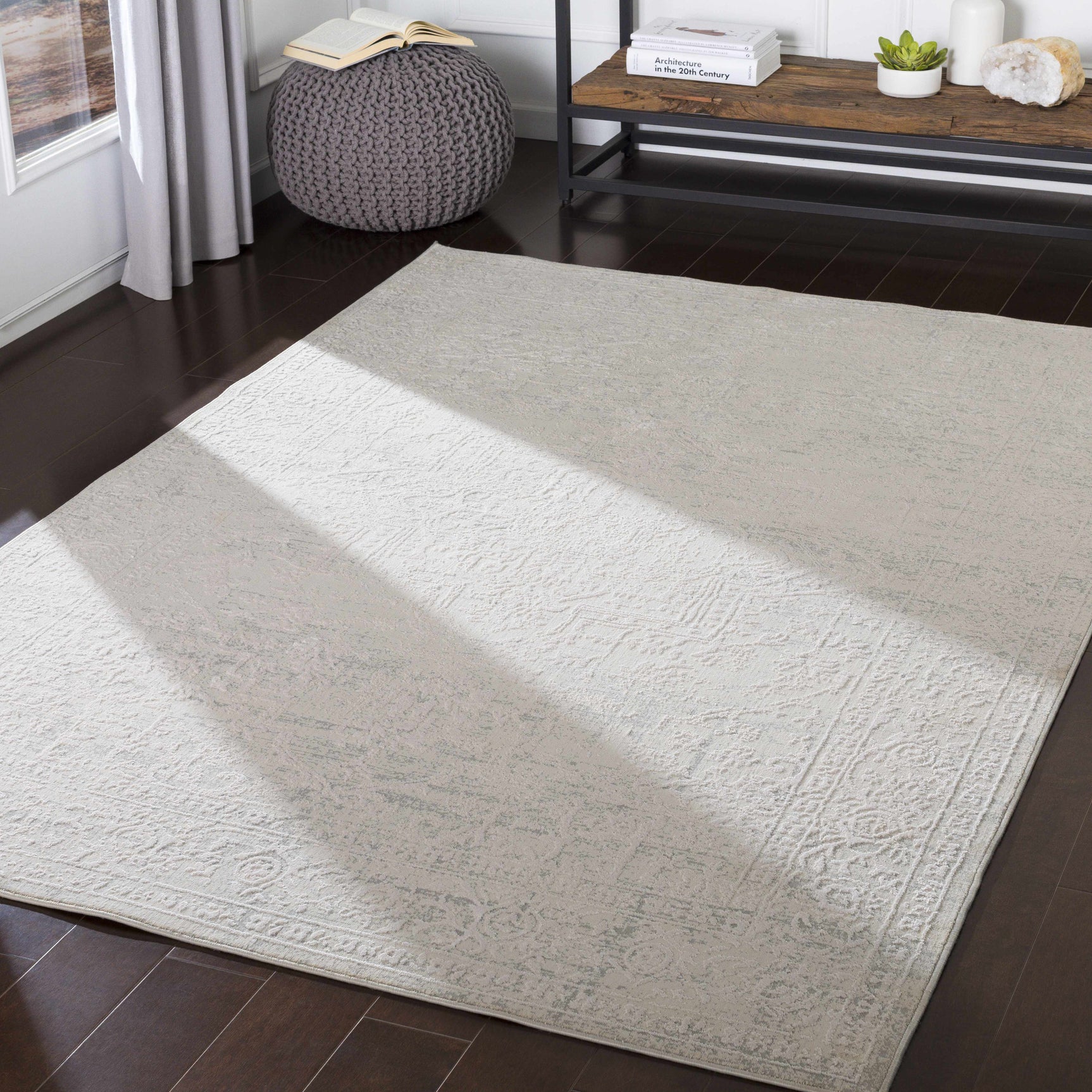 Bolsover Faux Silk Rug - Ornate Home