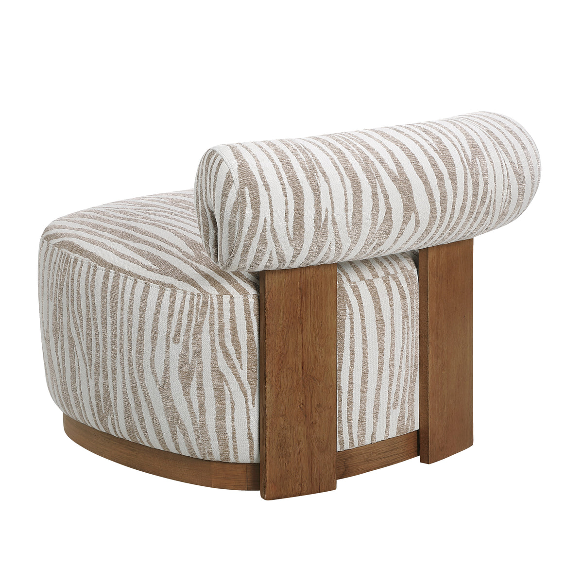 Bolstera Silver Swivel Chair - Ornate Home