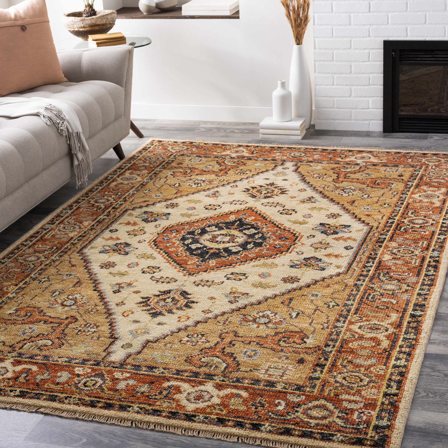 Bolt Small Wool Rug - Clearance - Ornate Home