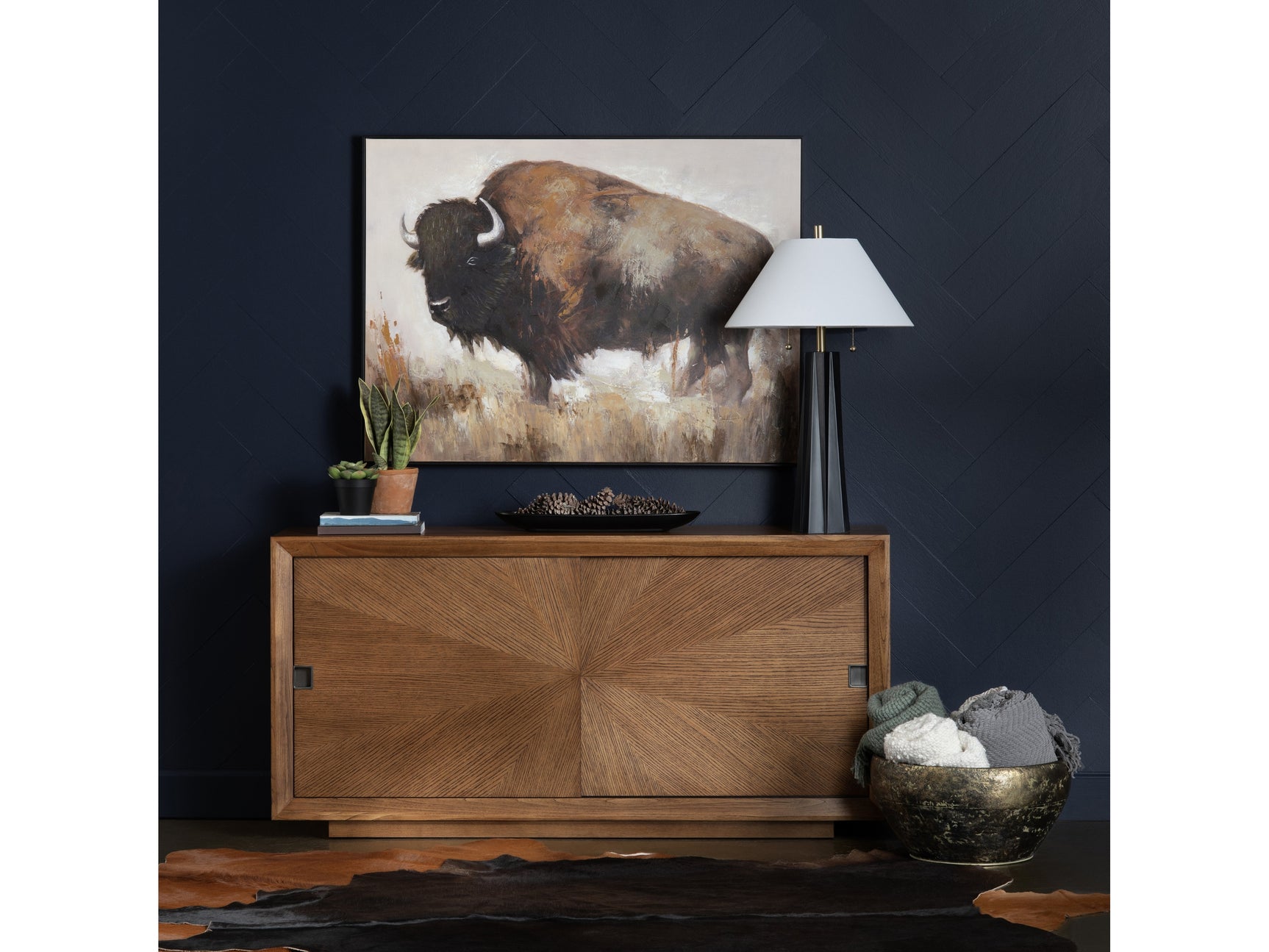 Bolting Bison Brown/Tan Canvas