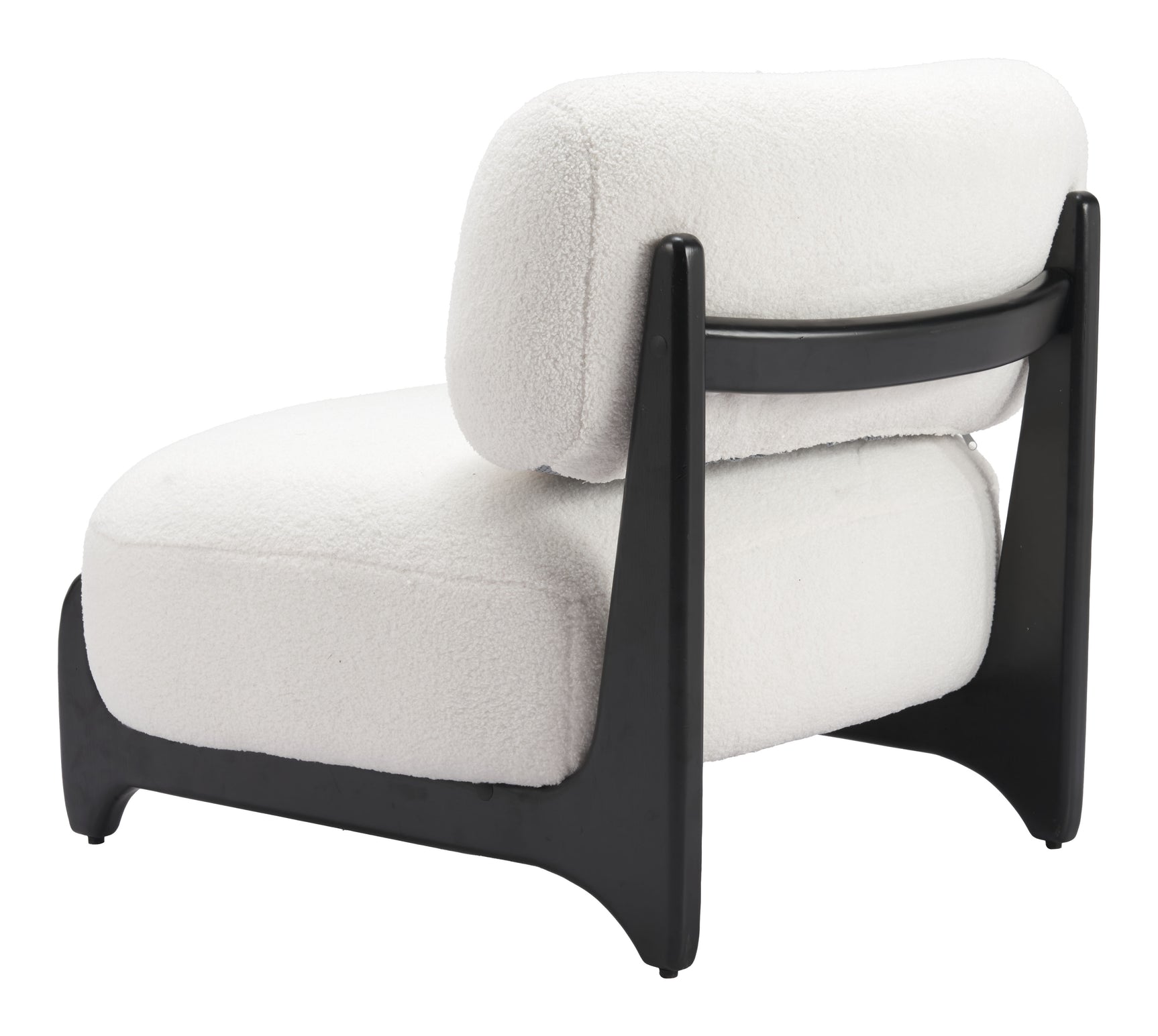 Bombo White Accent Chair - Ornate Home