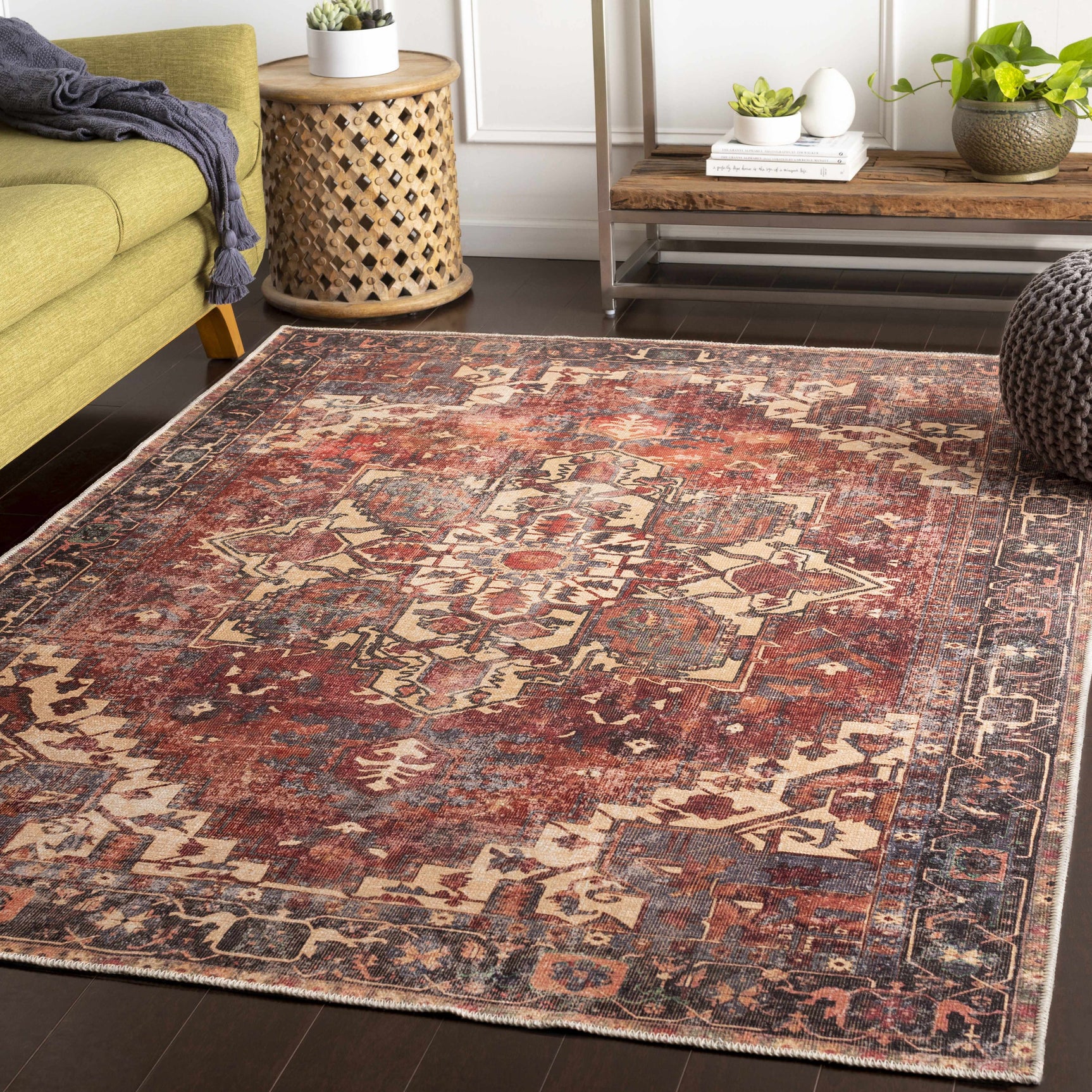 Bondville Washable Area Rug - Ornate Home