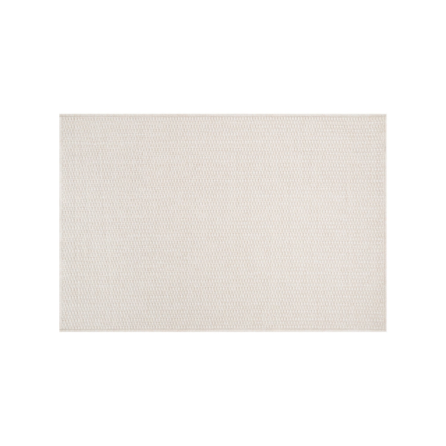 Woolen Bone Jute-Look Area Rug | Bright & Washable