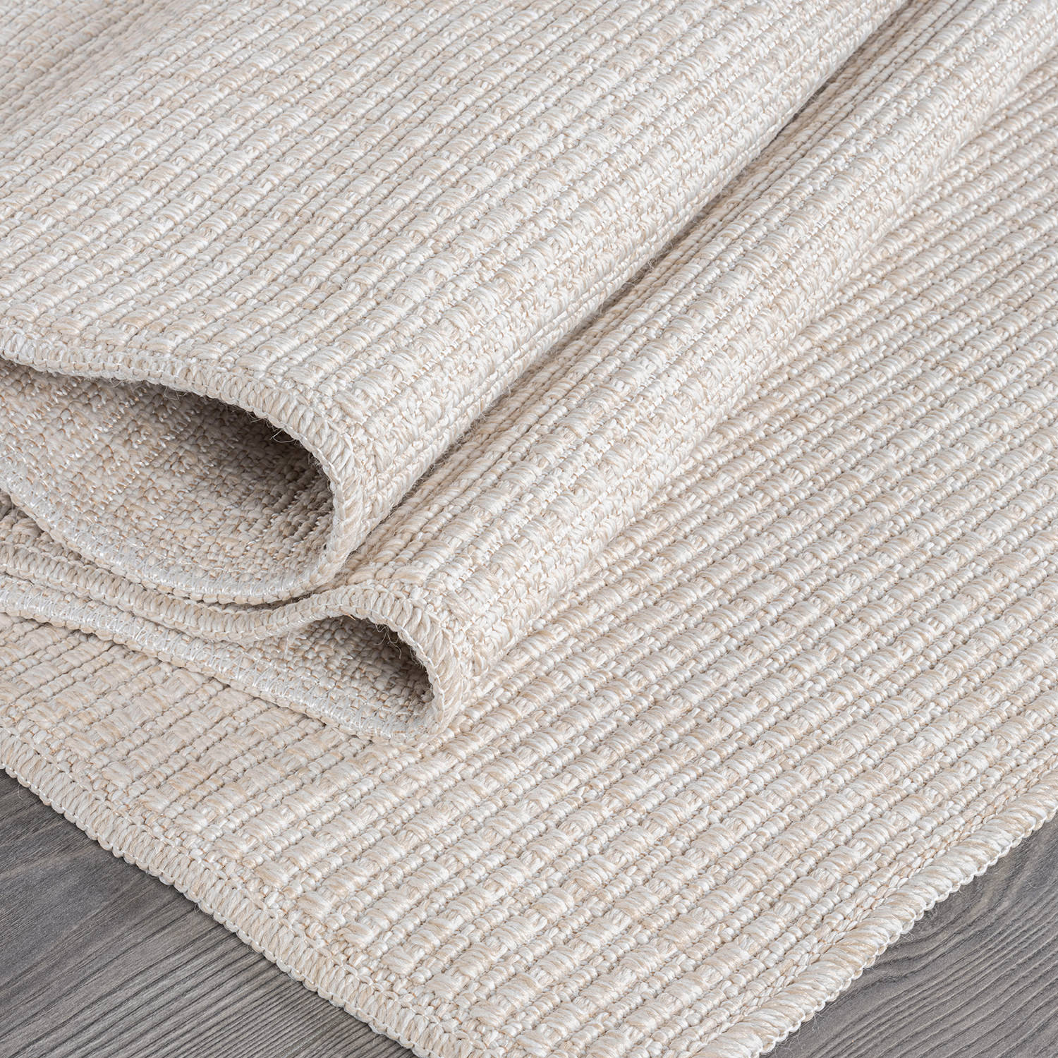 Royce Bone Jute-Look Area Rug | Minimalist Modern Style