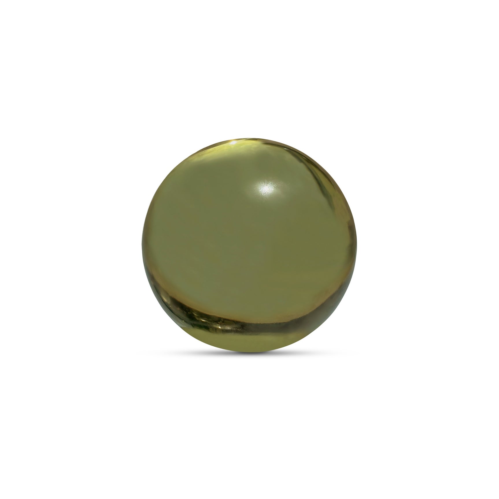Bonn Olive Cast Glass Decorative Object - Ornate Home