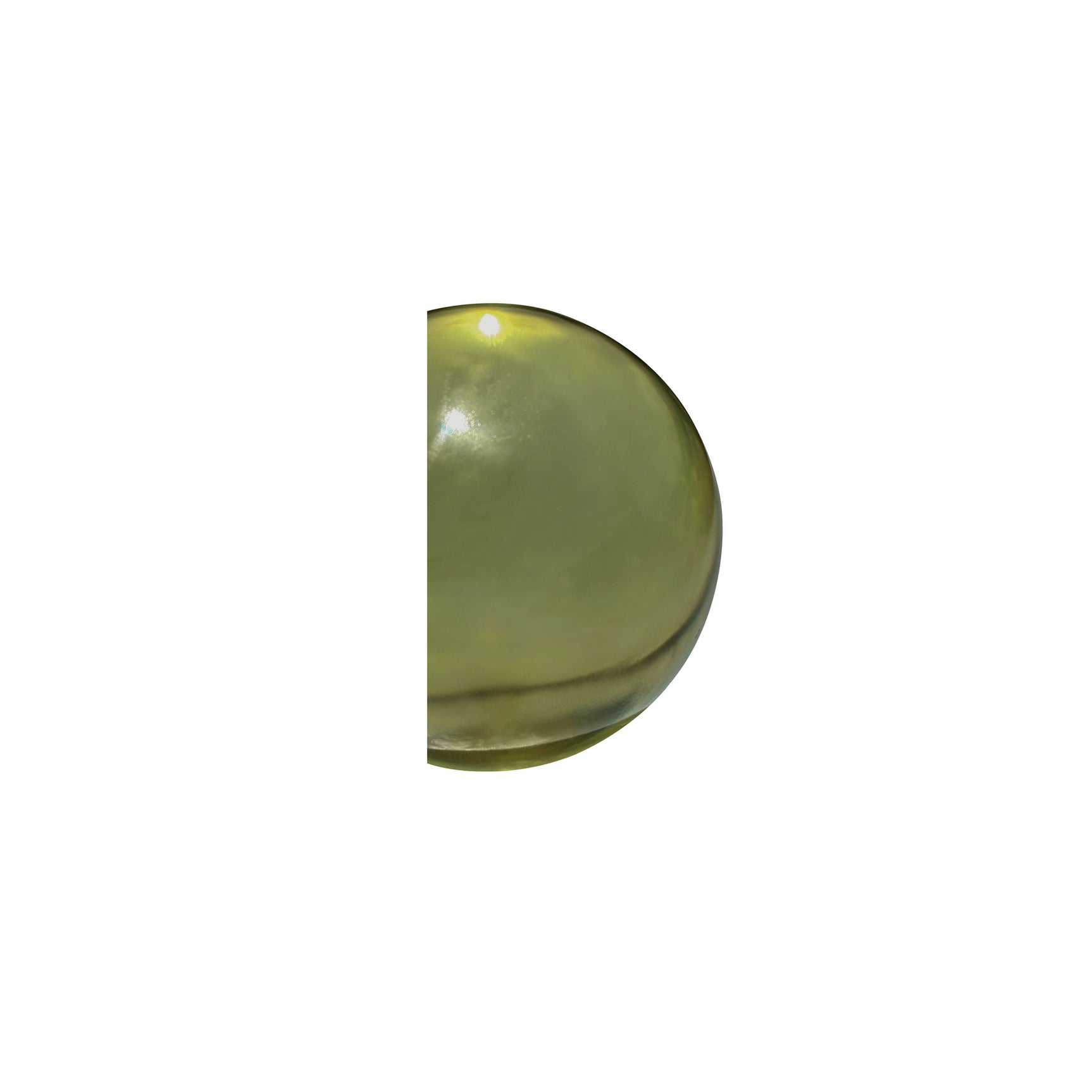 Bonn Olive Cast Glass Decorative Object - Ornate Home