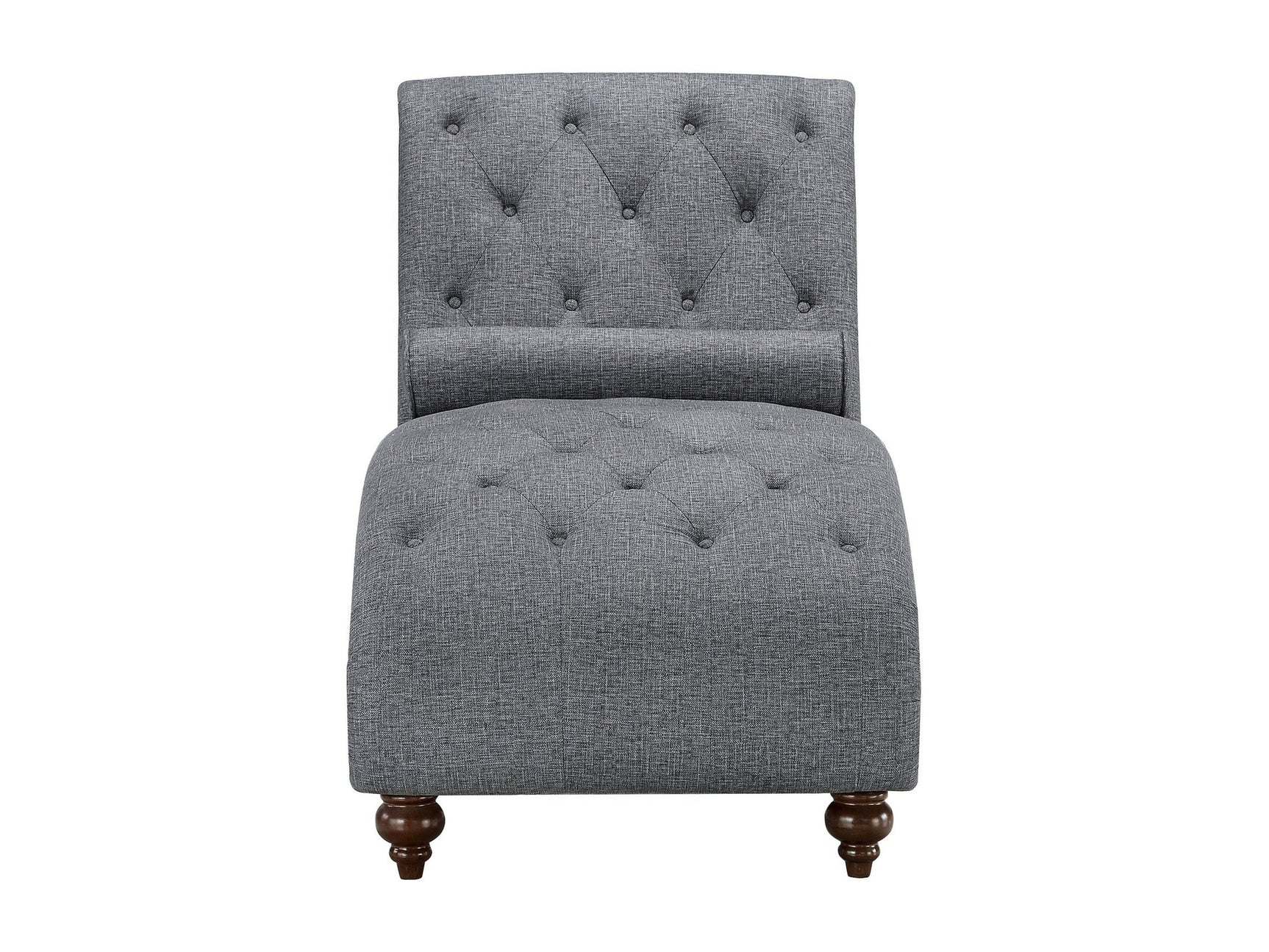 Bonne Gray Brown Chaise - Ornate Home