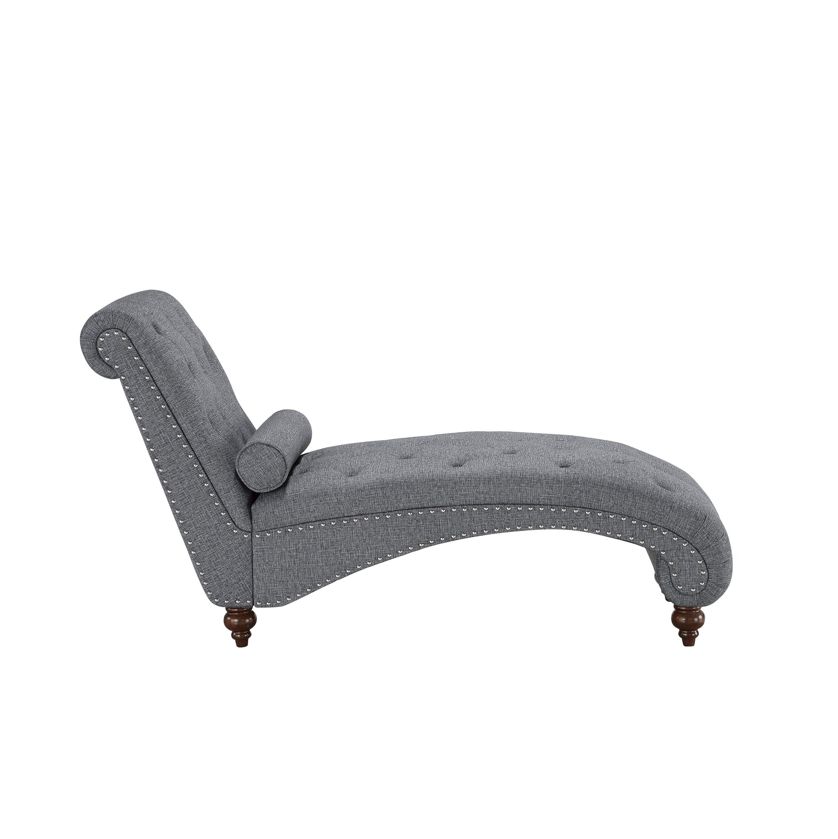 Bonne Gray Brown Chaise - Ornate Home