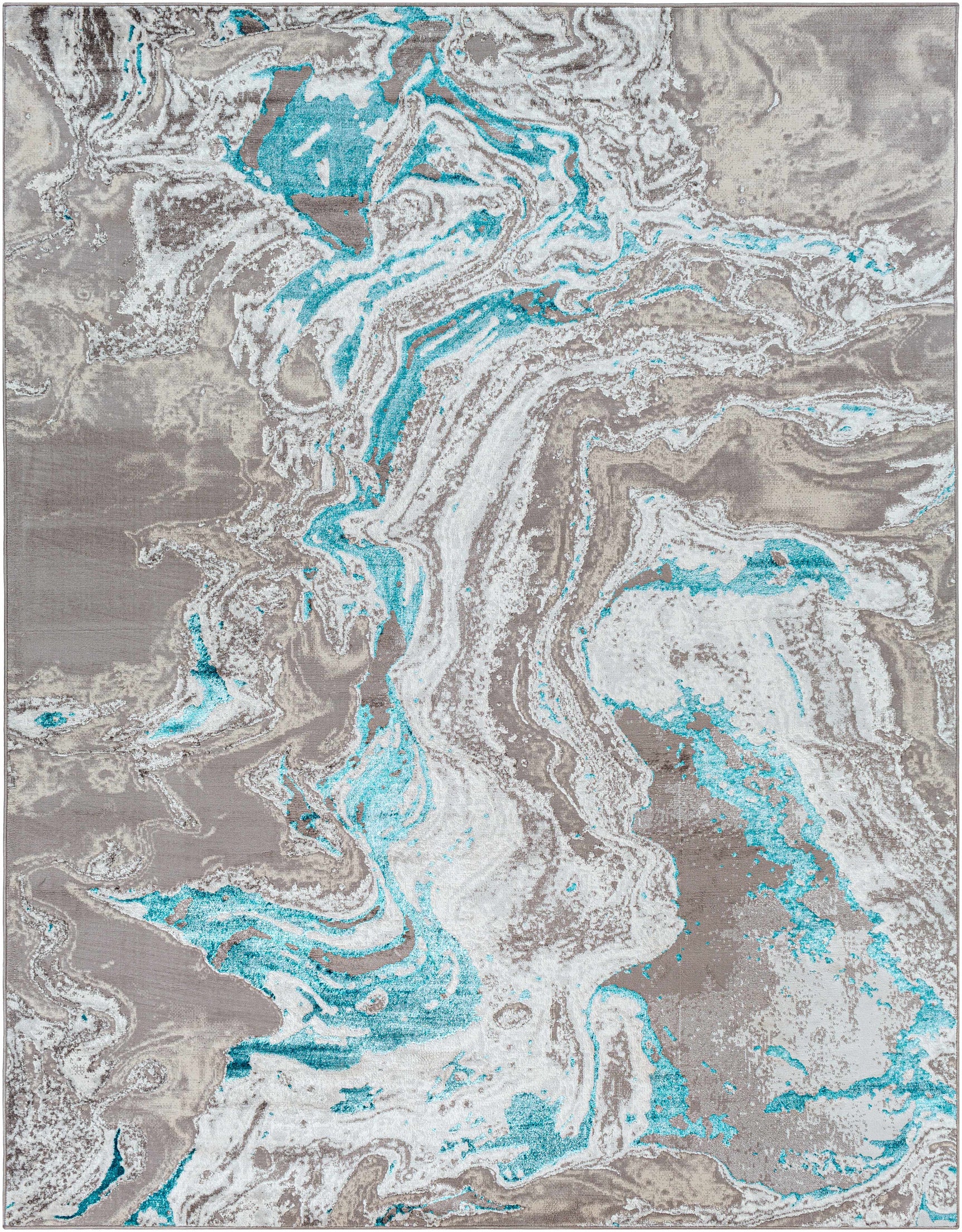Bonville Blue Marble Rug - Ornate Home