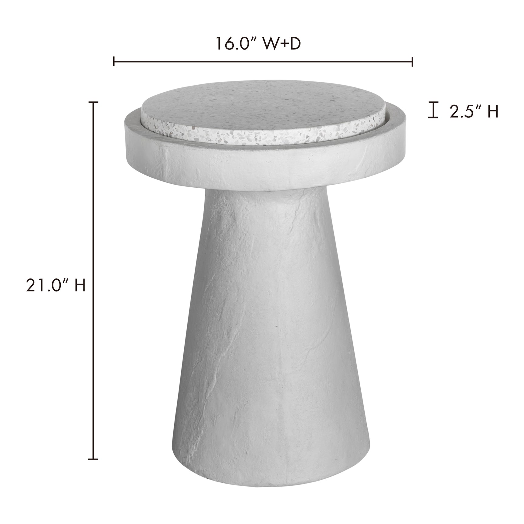 Book White Accent Table - Ornate Home