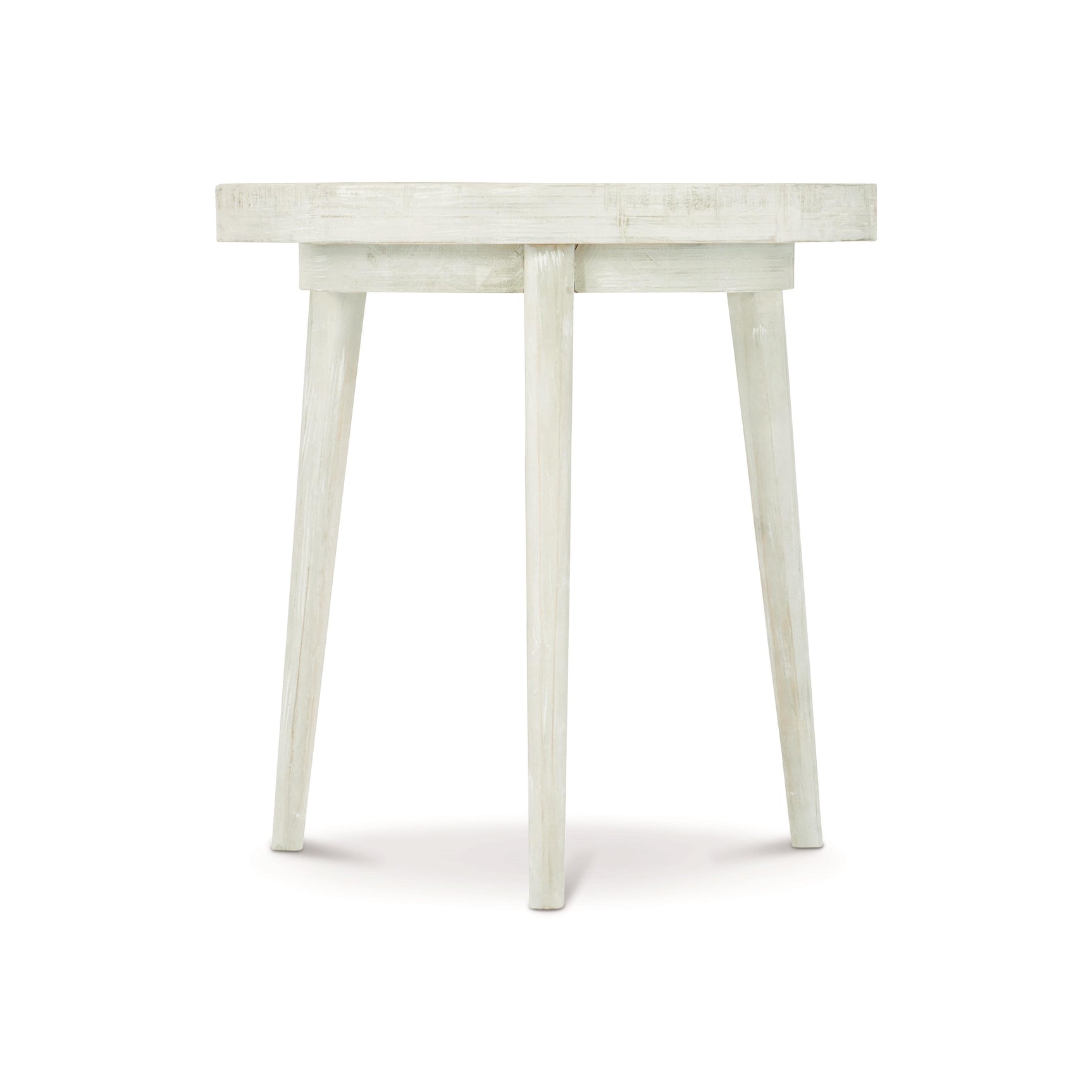 Booker Brushed White Side Table - Ornate Home