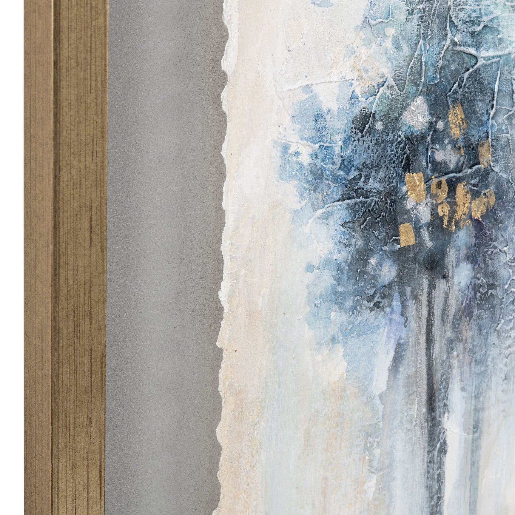 Boom Boom Blue/Gold Wall Art