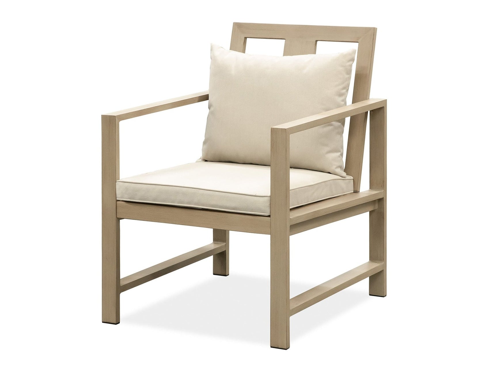 Bordeaux Natural/Beige Outdoor Arm Chair - Ornate Home