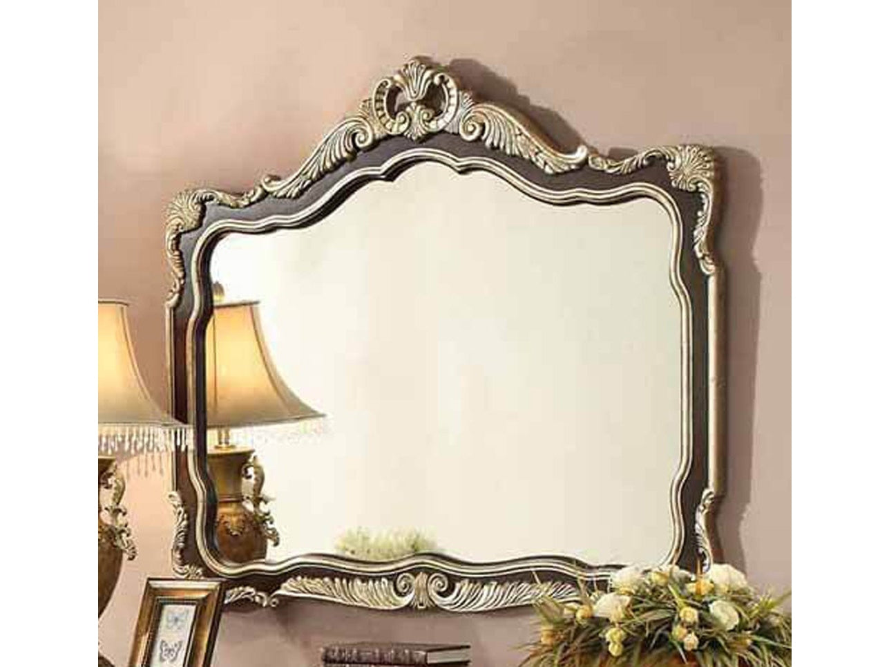 Boreas Dark Brown Mirror / HD-213 - Ornate Home