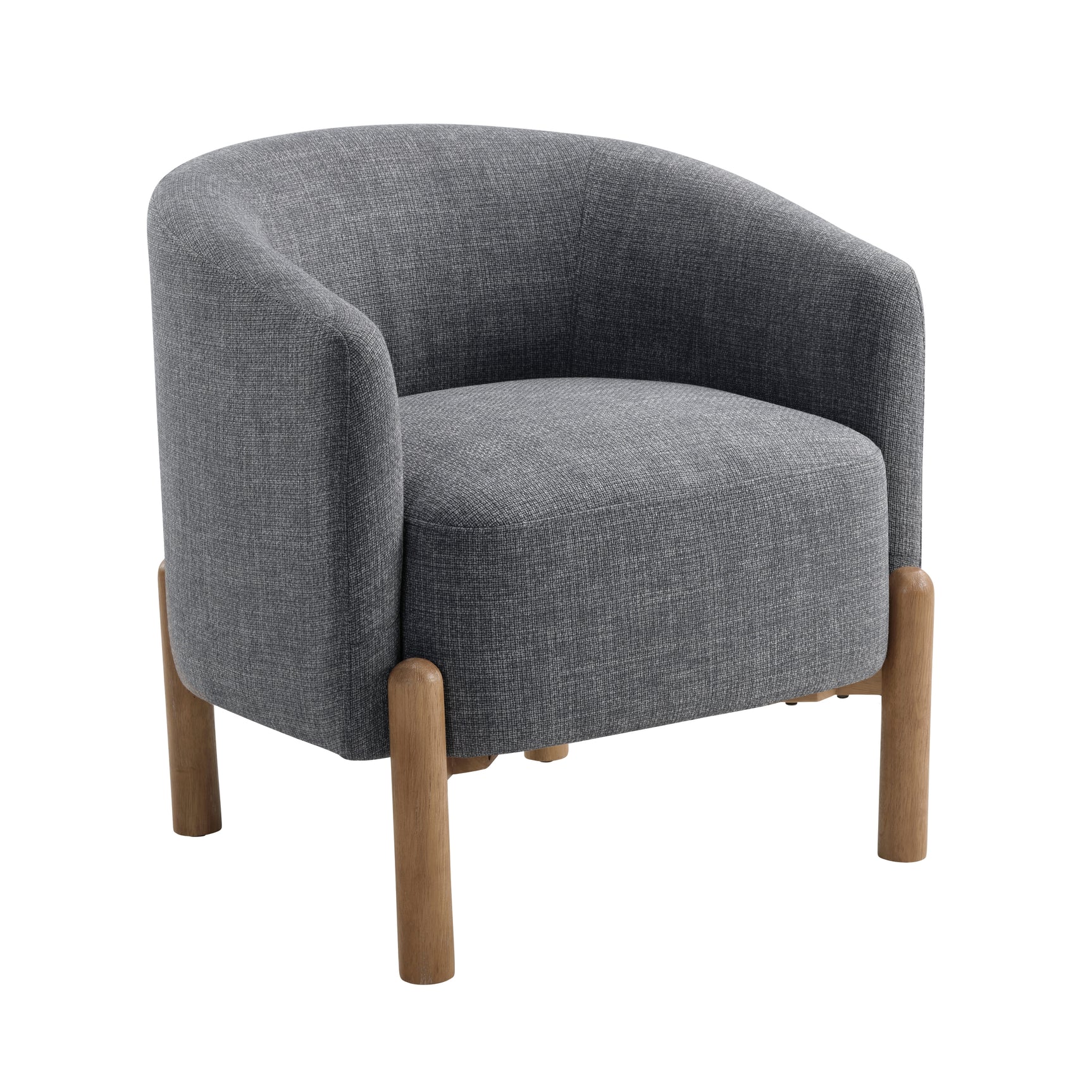Borger Gray Accent Chair - Ornate Home
