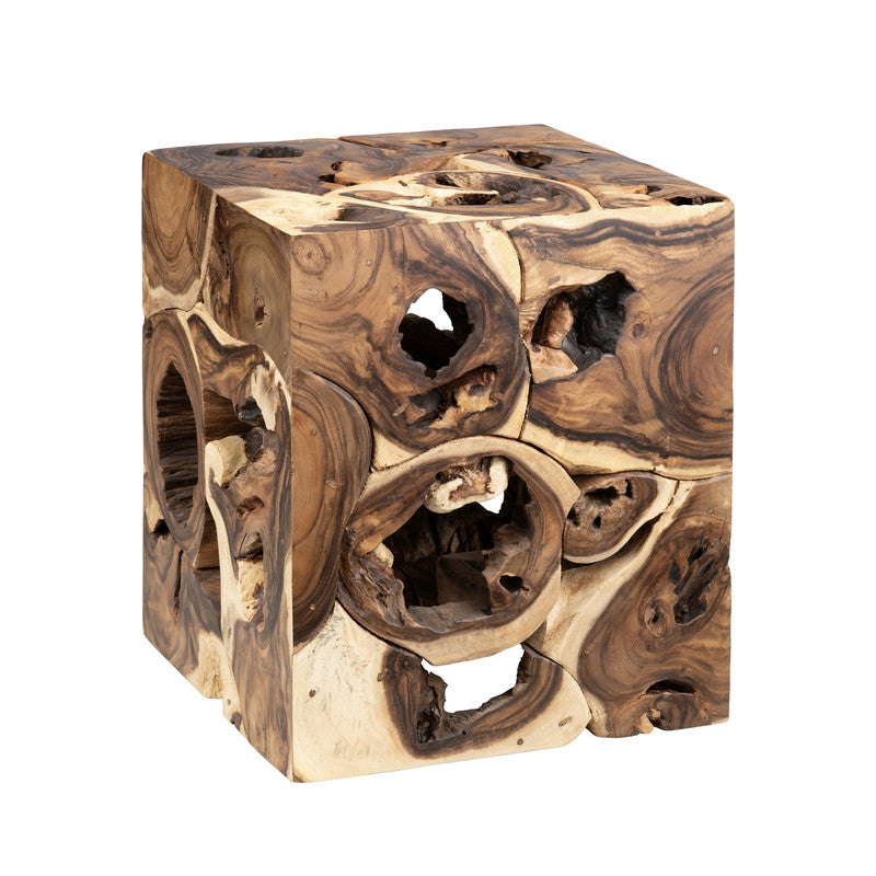 Borneo Brown Suar End Table - Ornate Home