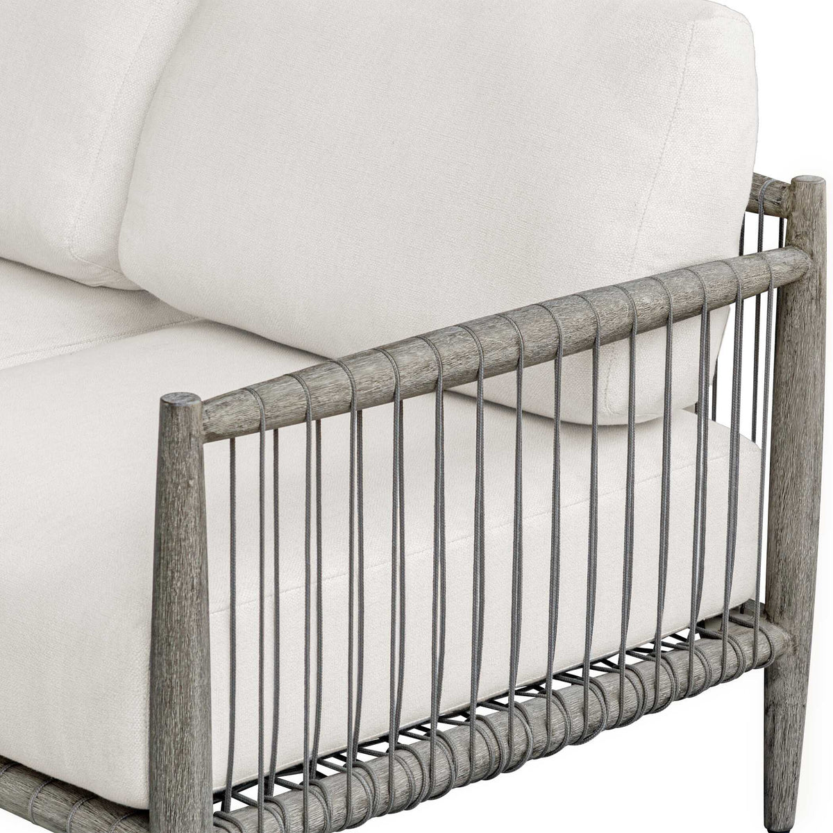 Borneo Oyster White Outdoor Sofa - Ornate Home