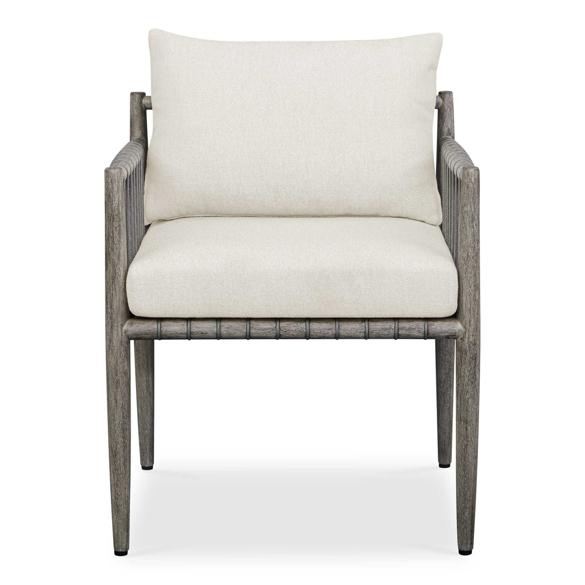 Borneo White Outdoor Dining Chair - Ornate Home