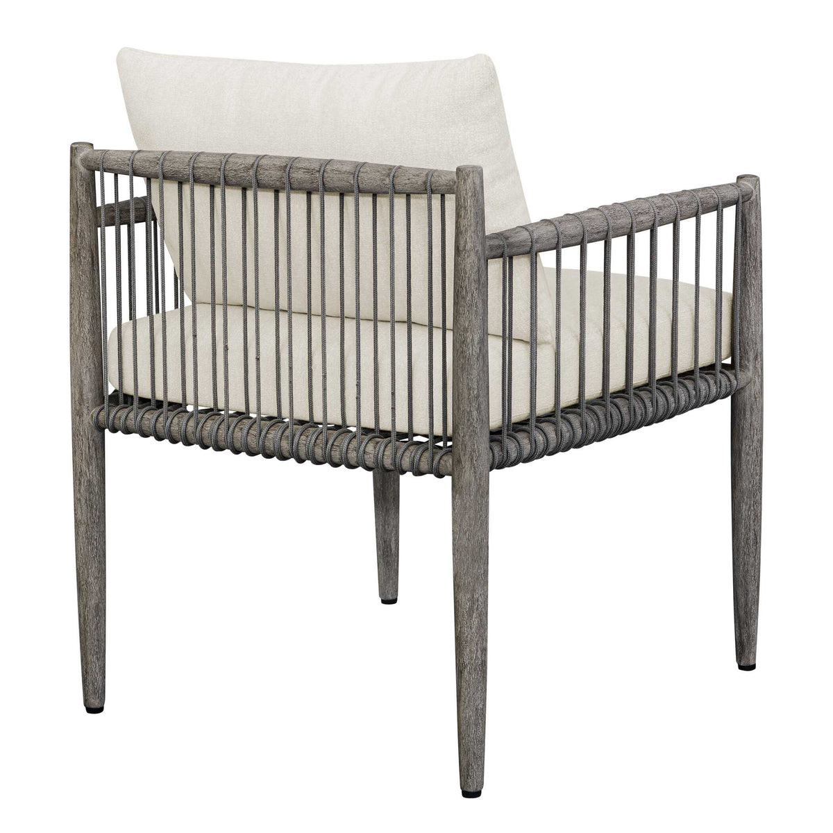 Borneo White Outdoor Dining Chair - Ornate Home