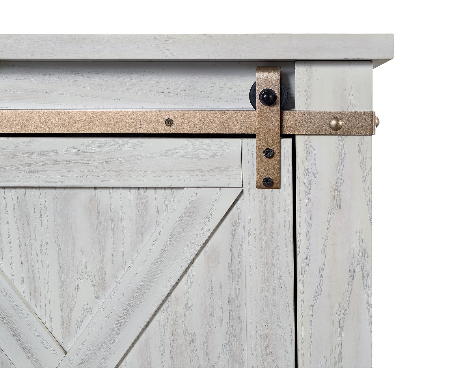 Borrego Antique White TV Stand, Antique White - Ornate Home